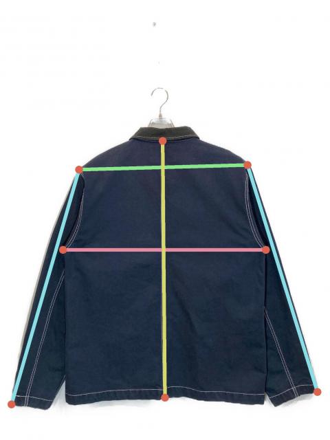 中古・古着通販】stussy (ステューシー) カバーオール ネイビー サイズ