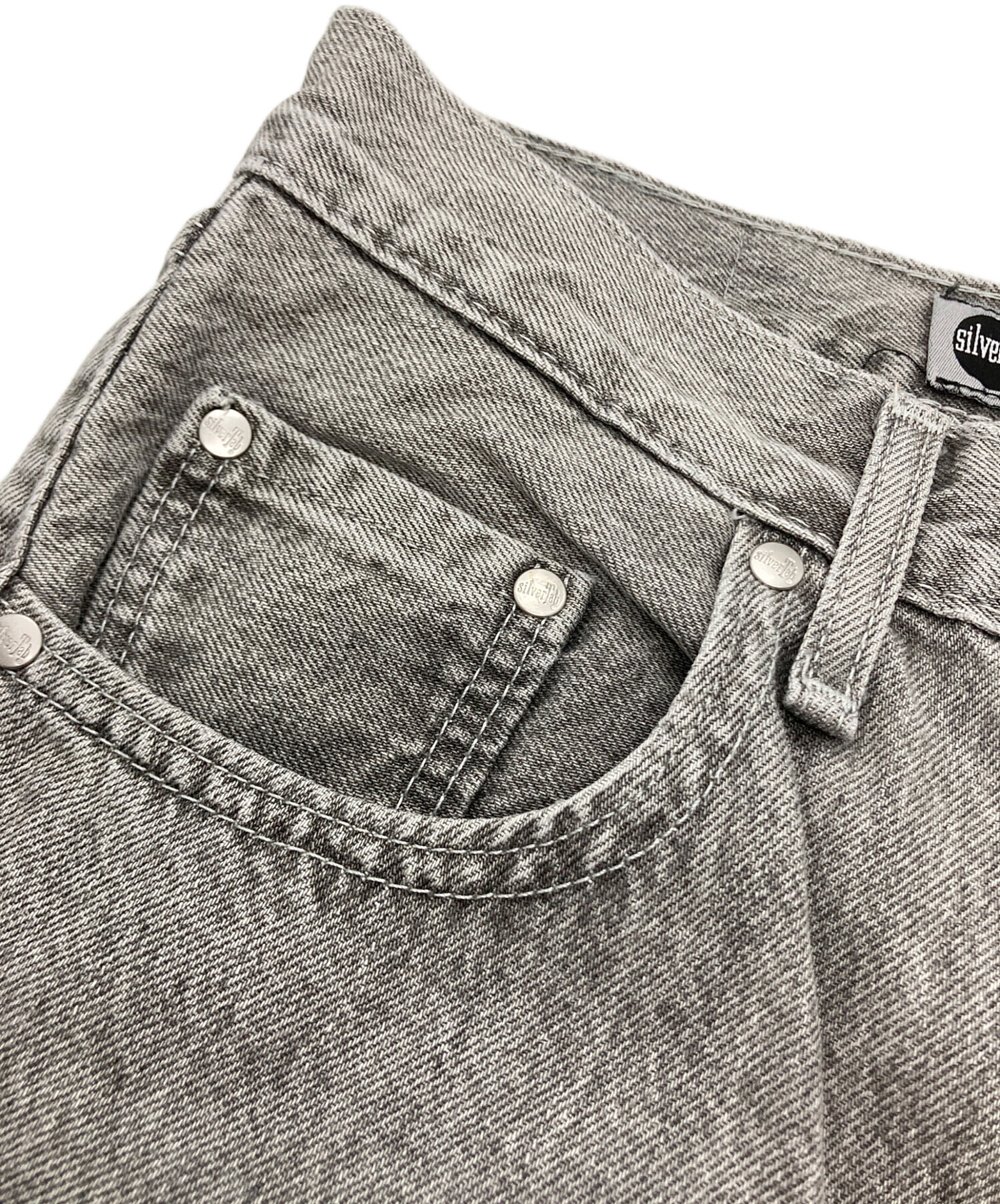 中古・古着通販】LEVI'S (リーバイス) SILVER TABデニムパンツ グレー