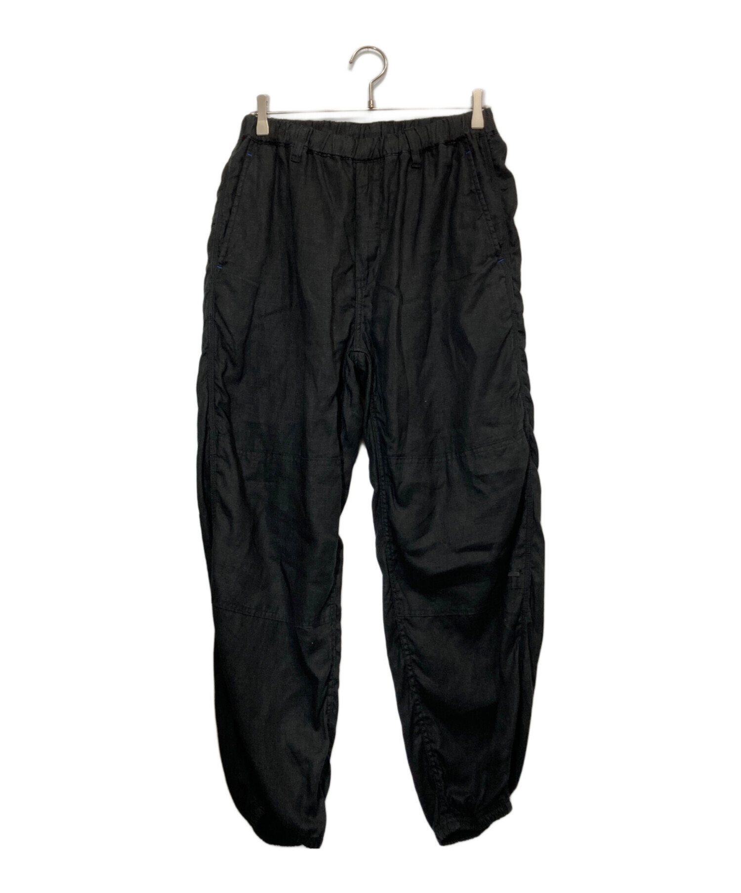中古・古着通販】CAHLUMN (カウラム) LINEN GYM PANT ブラック サイズ