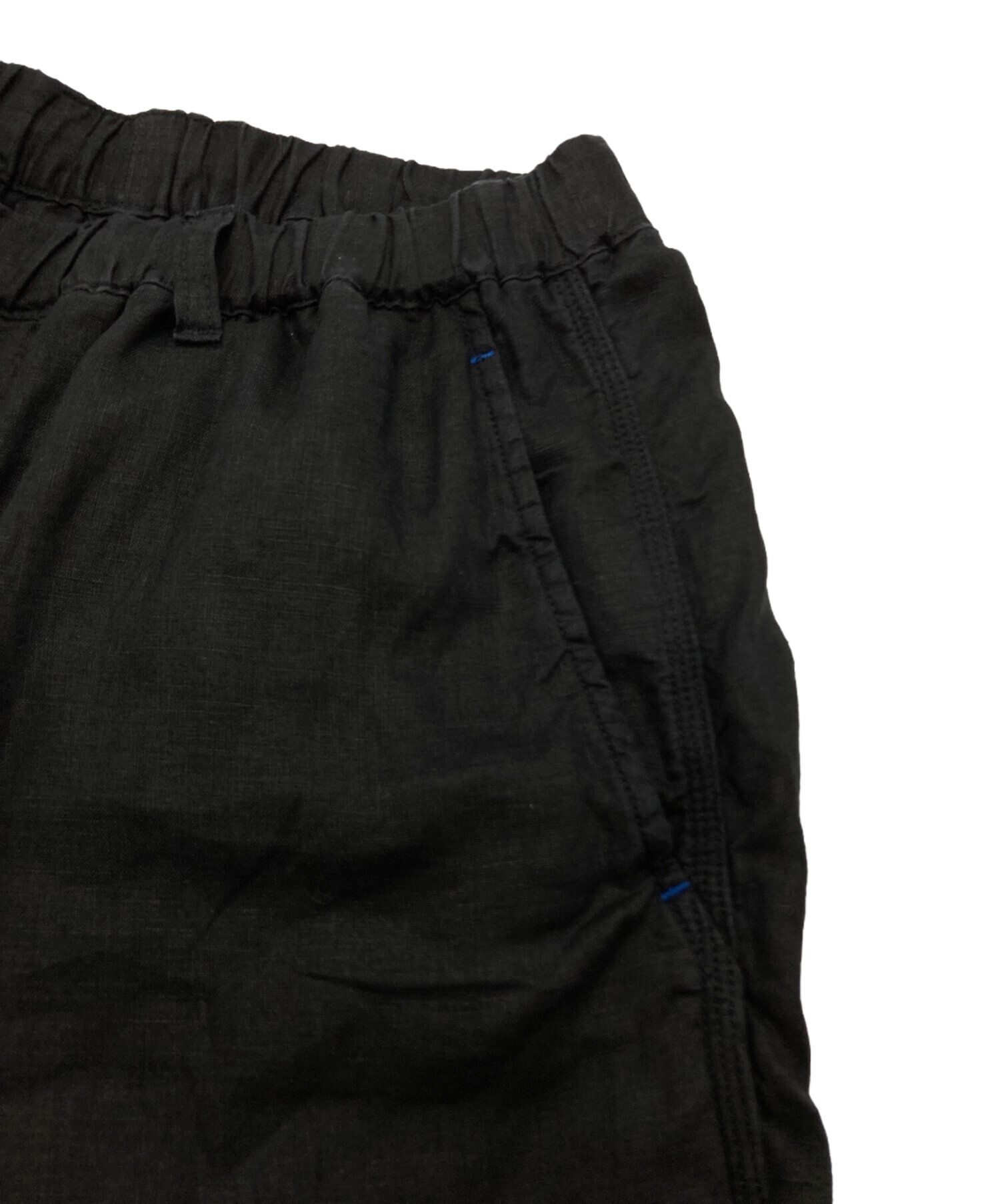 中古・古着通販】CAHLUMN (カウラム) LINEN GYM PANT ブラック サイズ
