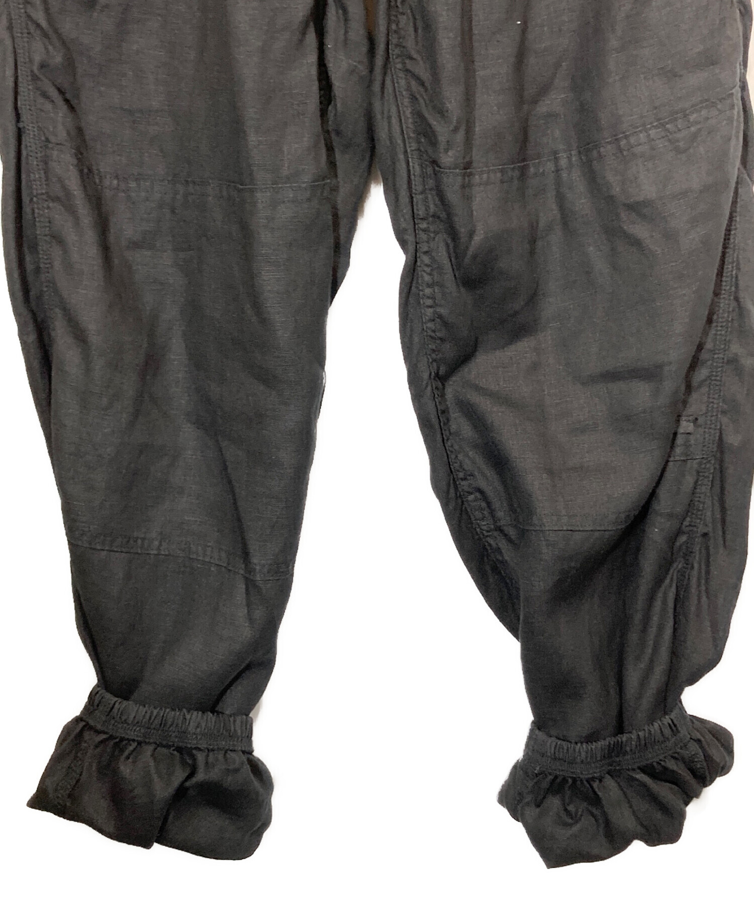 中古・古着通販】CAHLUMN (カウラム) LINEN GYM PANT ブラック サイズ