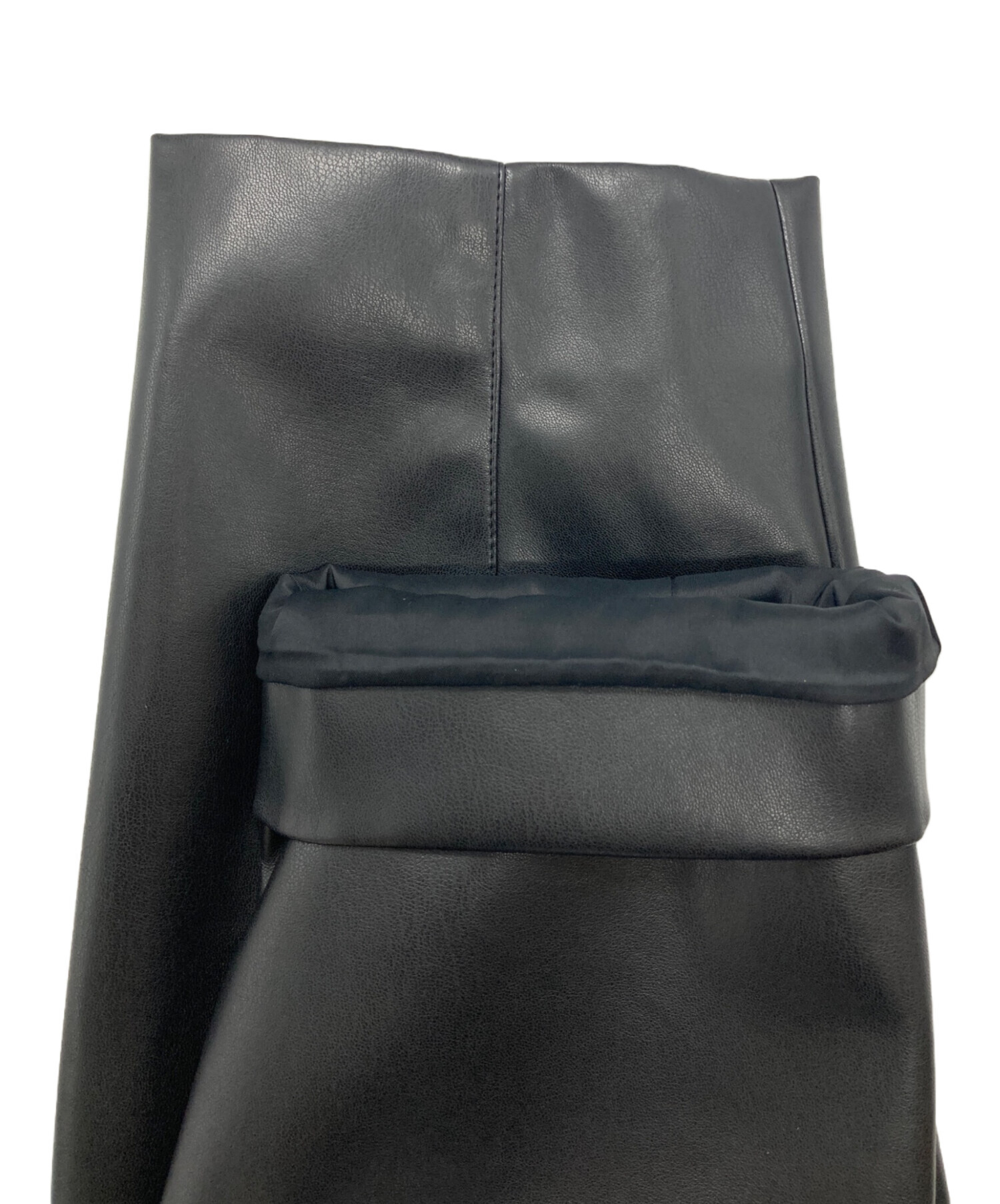 中古・古着通販】MIESROHE (ミースロエ) フェイクレザーカバーオール