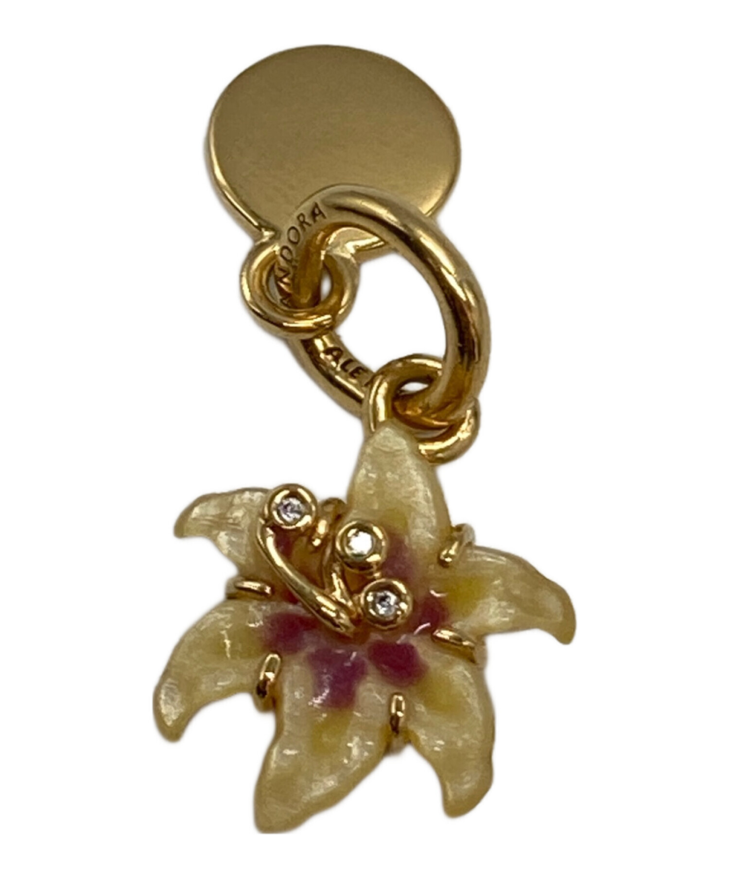 中古・古着通販】PANDORA (パンドラ) フラワーチャーム ゴールド