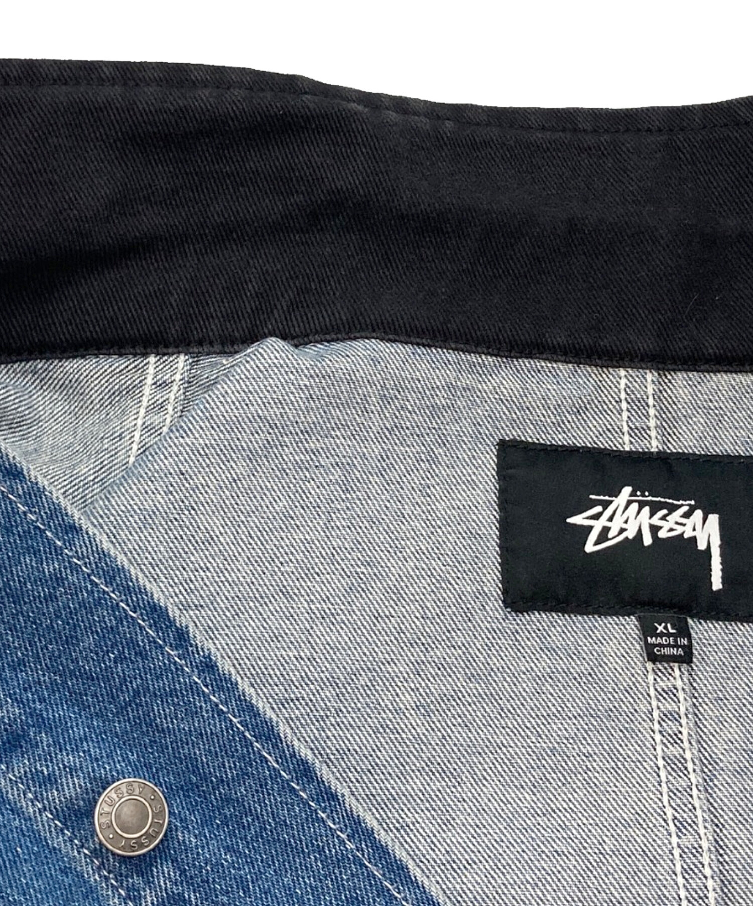 中古・古着通販】stussy (ステューシー) カバーオール ブルー サイズ
