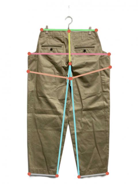 中古・古着通販】sacai (サカイ) Cotton Chino Pants ベージュ サイズ