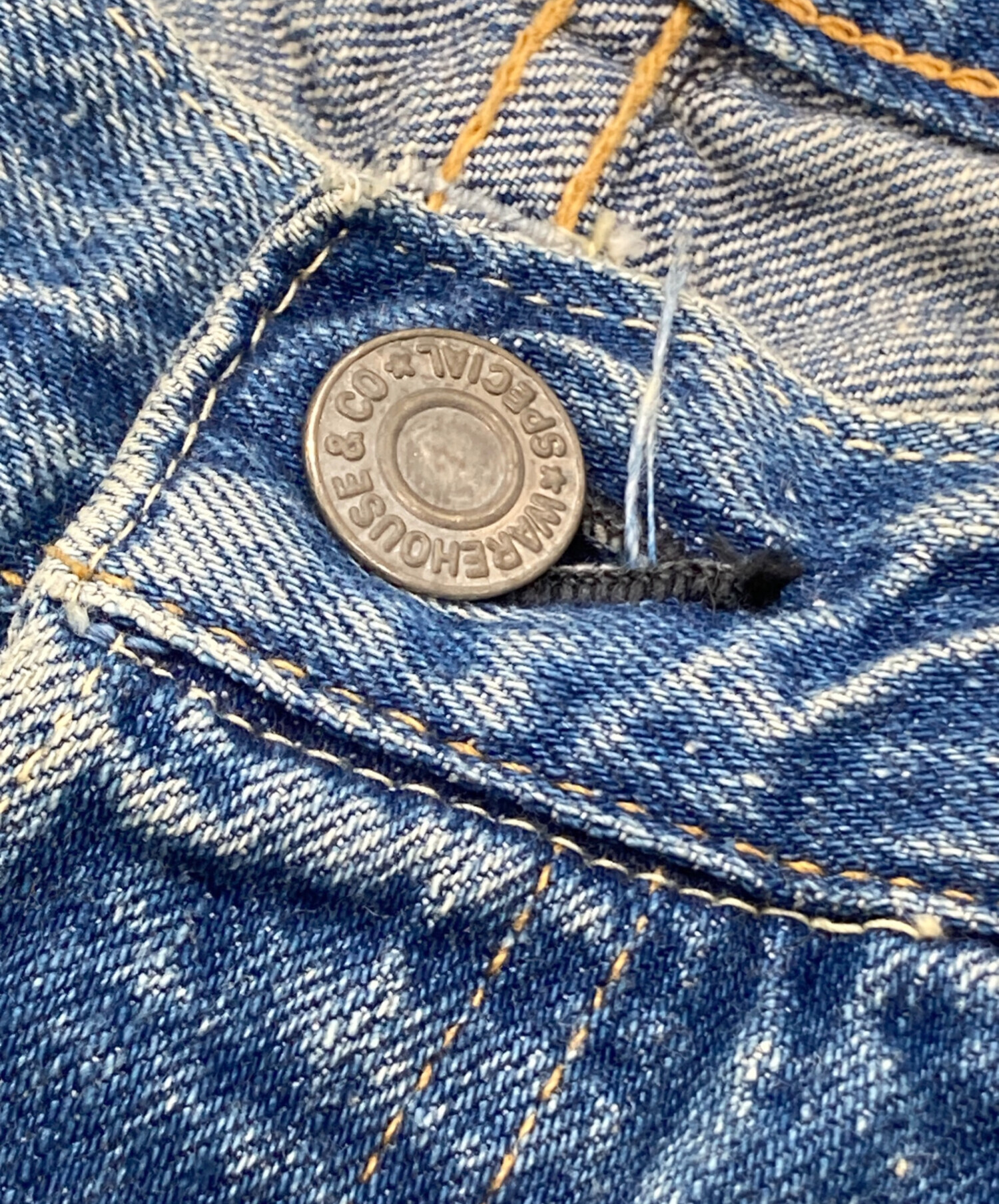 中古・古着通販】WAREHOUSE (ウエアハウス) デニムパンツ ブルー