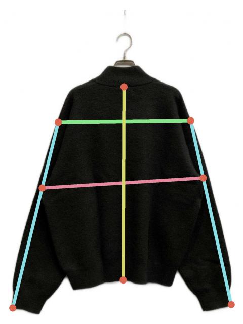 中古・古着通販】stussy (ステューシー) Half Zip Mock Neck Sweater