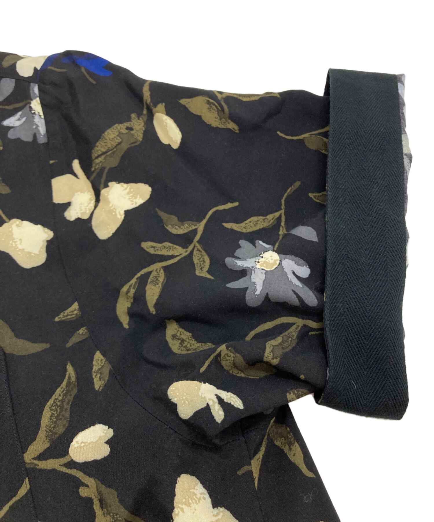 ア*イ様 sacai 花柄シフォン半袖シャツ 中古・古着通販】sacai (サカイ) Floral Print Shirt ブラウン