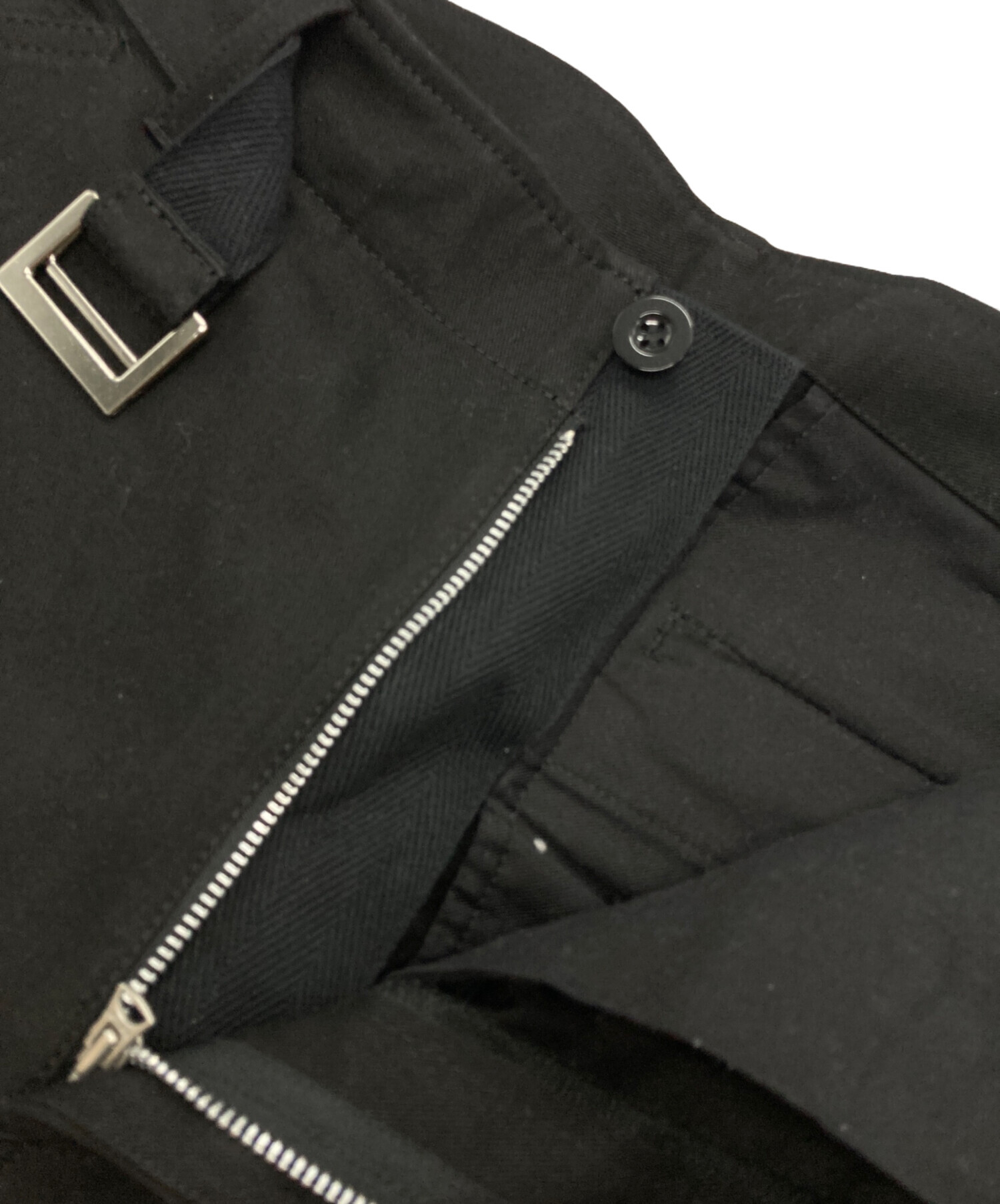 中古・古着通販】sacai (サカイ) Cotton Chino Pants ブラック サイズ