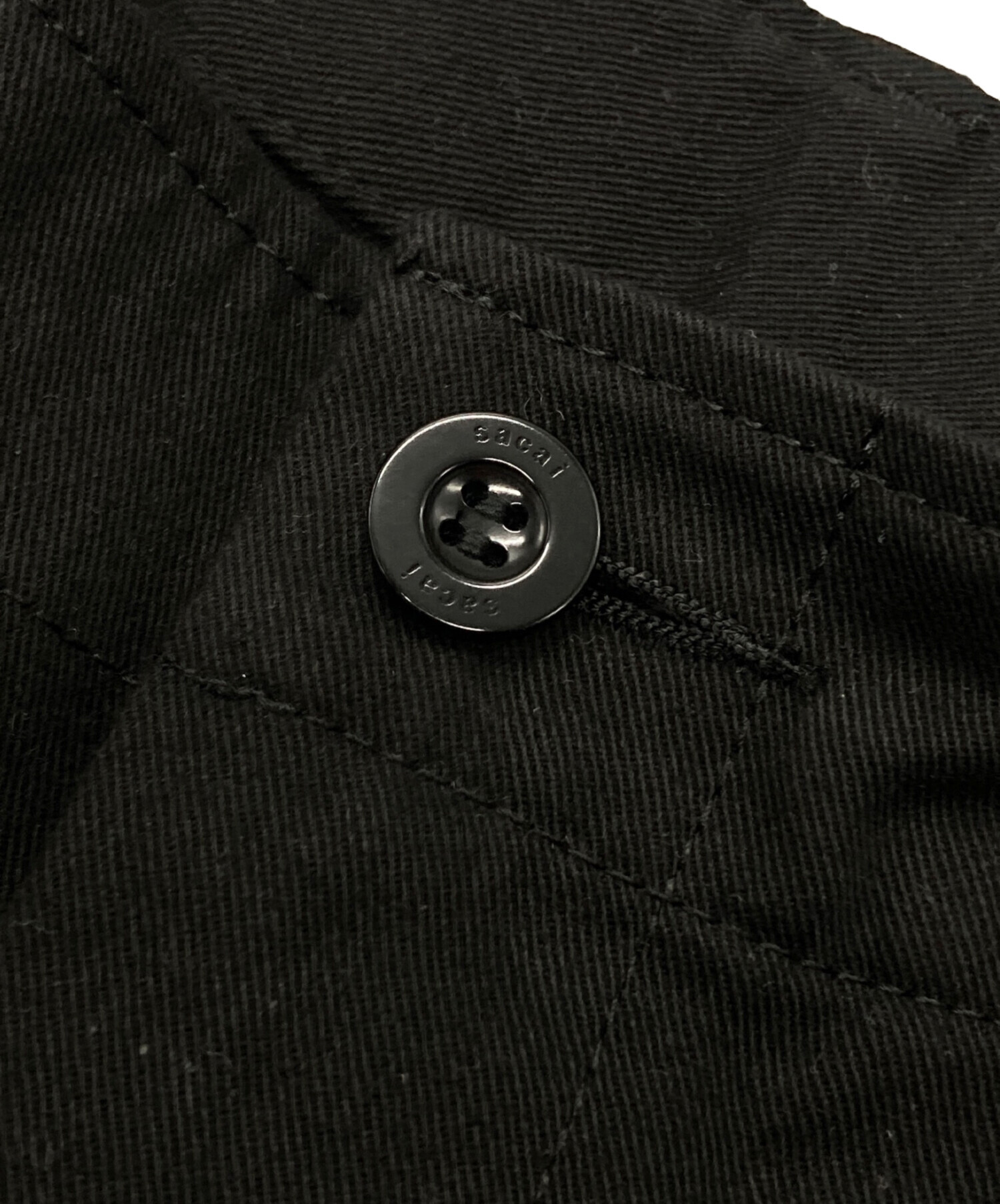 中古・古着通販】sacai (サカイ) Cotton Chino Pants ブラック サイズ