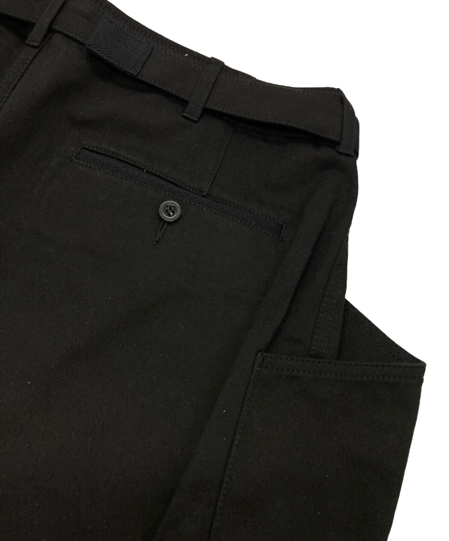 中古・古着通販】sacai (サカイ) Cotton Chino Pants ブラック サイズ