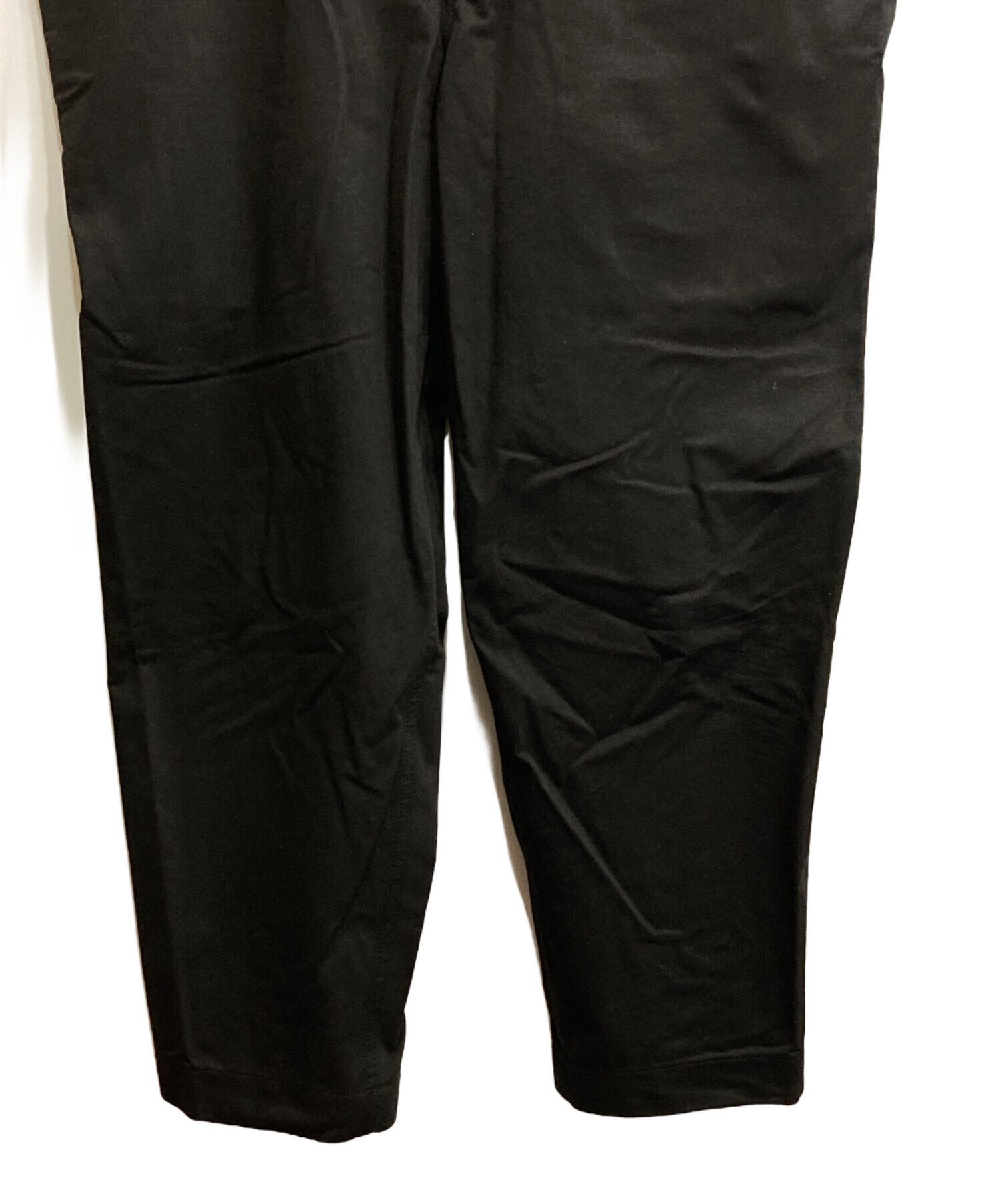 もちゃ　sacai Cotton Chino Pants サイズ3 黒 sacai（サカイ） 23SS Cotton Chino Pants ベルテッドコットン
