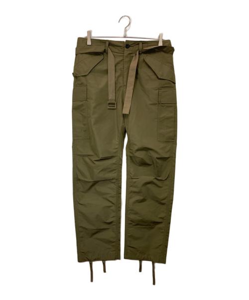 中古・古着通販】sacai (サカイ) Taffeta Pants グリーン サイズ:2