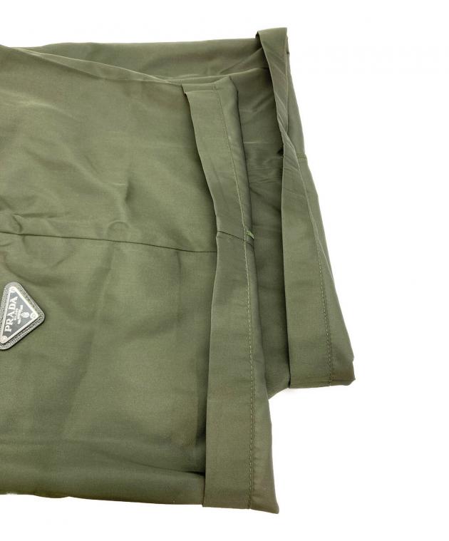 PRADA 限定 Re-Nylon バミューダ ショート パンツ カーキ 46 中古・古着通販】PRADA (プラダ) Re-Nylon バミューダショーツ ハーフ