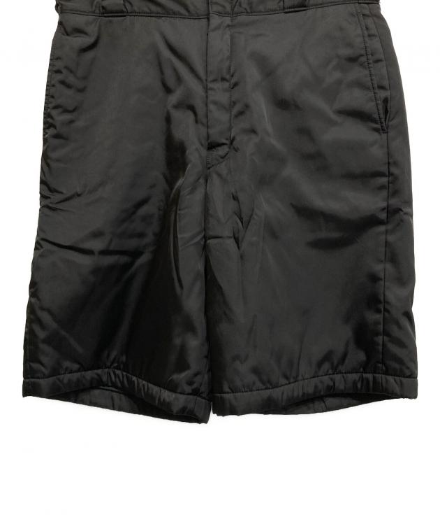 中古・古着通販】PRADA (プラダ) ナイロン中綿ハーフパンツ ブラック