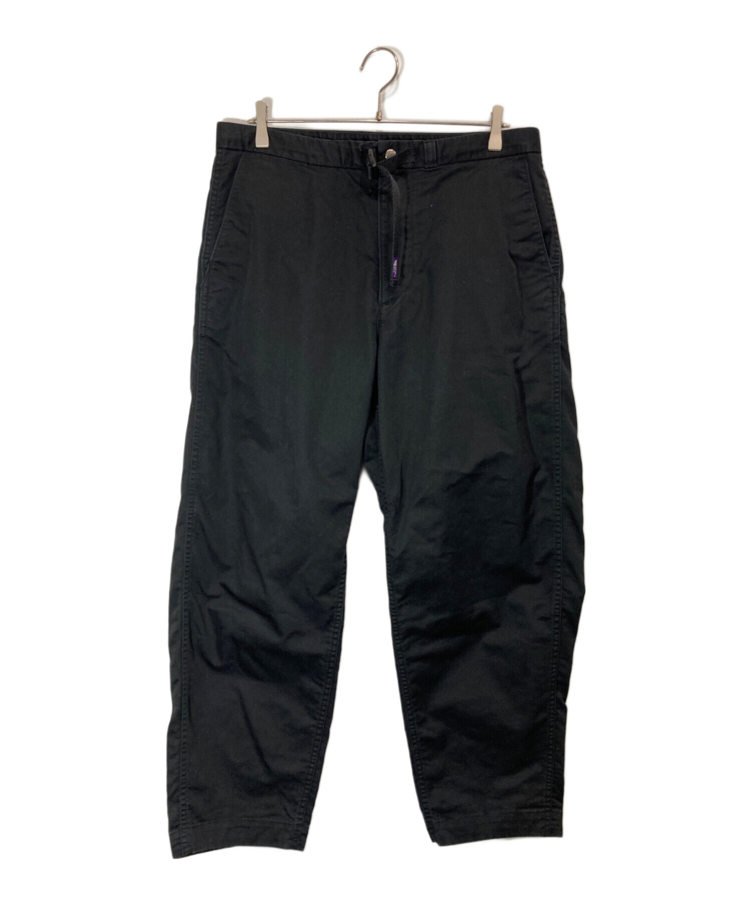 パープルブランド デニム ブラック 34 MID RISE SLIM P002