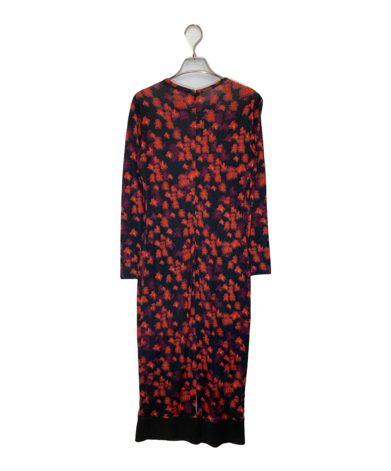 中古・古着通販】GIVENCHY (ジバンシィ) 花柄ワンピース レッド