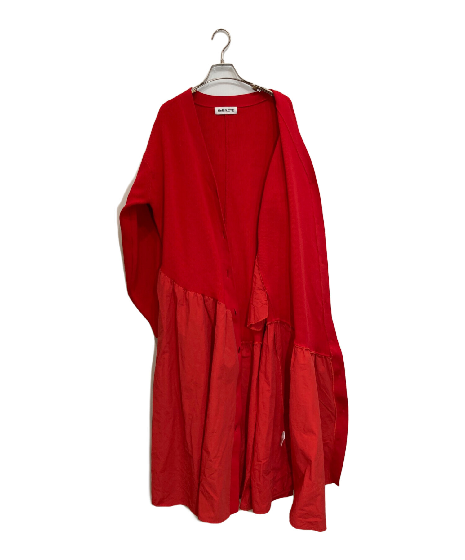 中古・古着通販】HeRIN.CYE (ヘリンドットサイ) Jersey cardigan dress