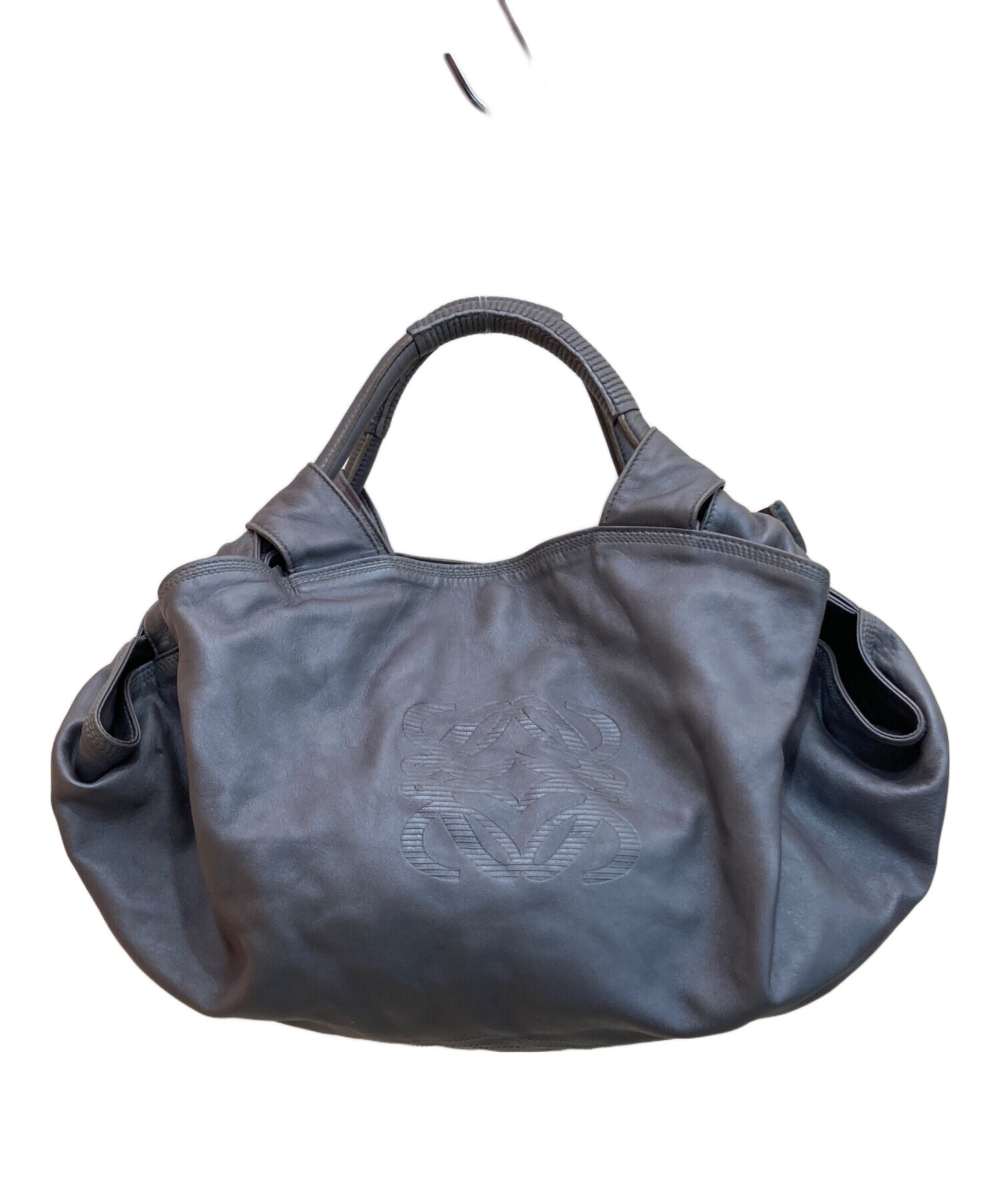 中古・古着通販】LOEWE (ロエベ) ナッパアイレ ハンドバッグ ブルー 