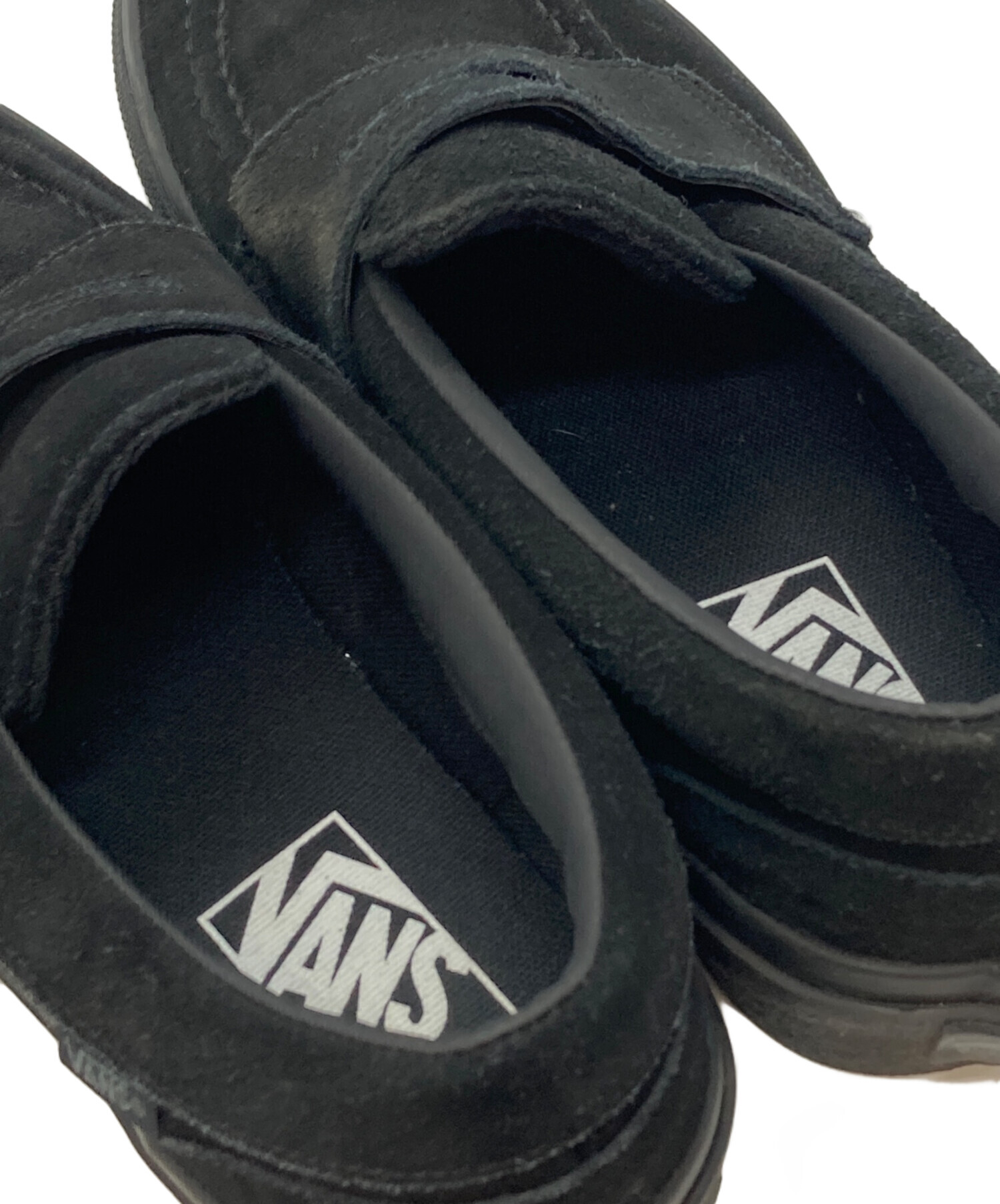 中古・古着通販】VANS (ヴァンズ) スウェードローファー ブラック 