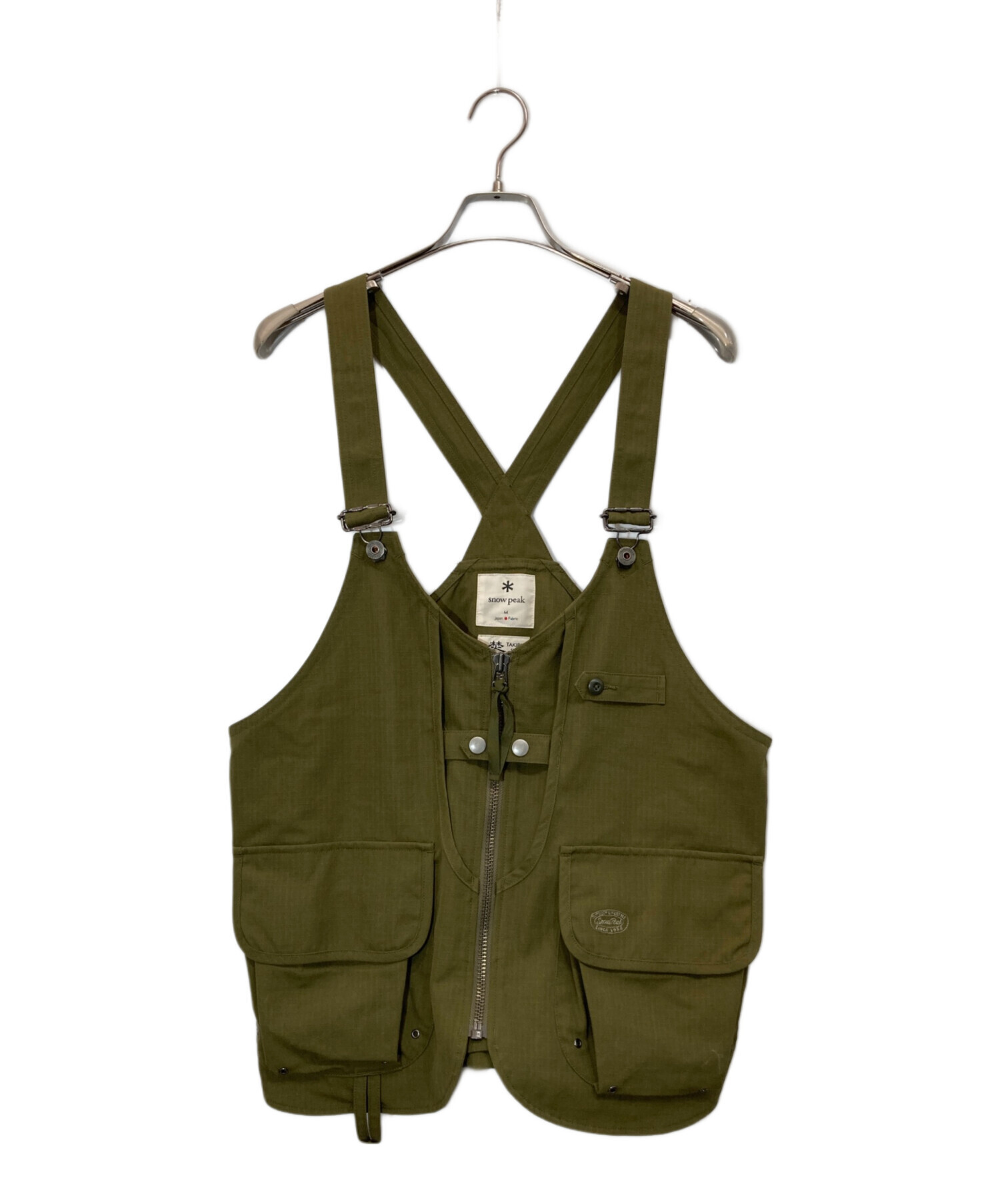 中古・古着通販】snow peak (スノーピーク) TAKIBI Vest JK カーキ
