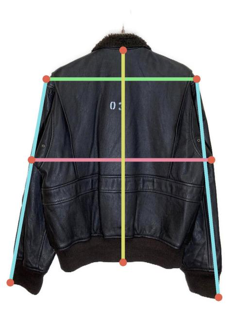中古・古着通販】- (-) オールドG-1 フライトレザージャケット