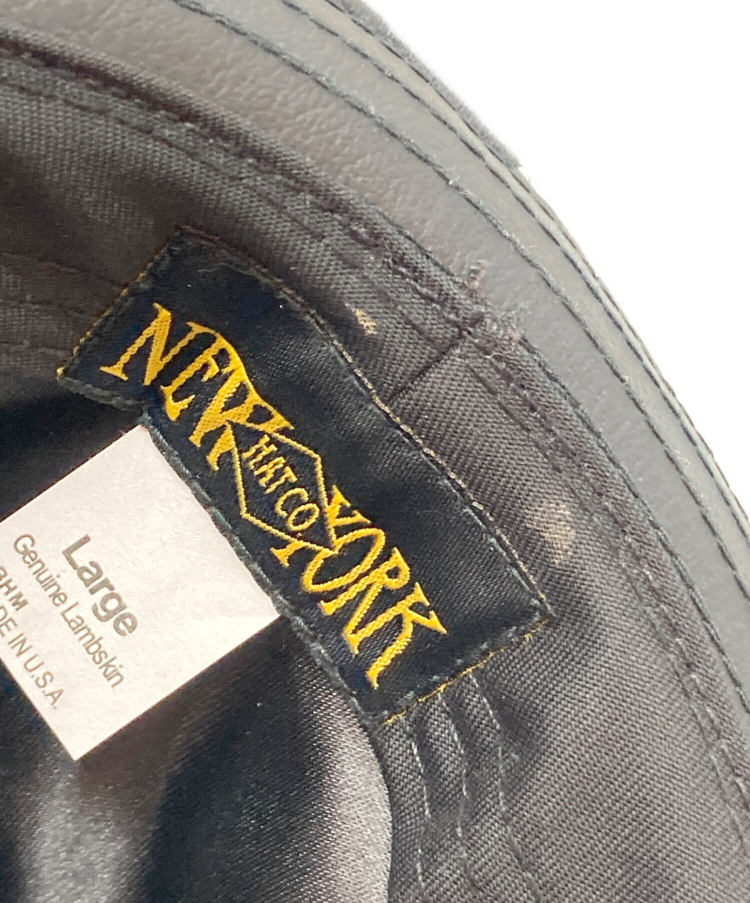 中古・古着通販】NEW YORK HAT (ニューヨークハット) ポークパイレザー