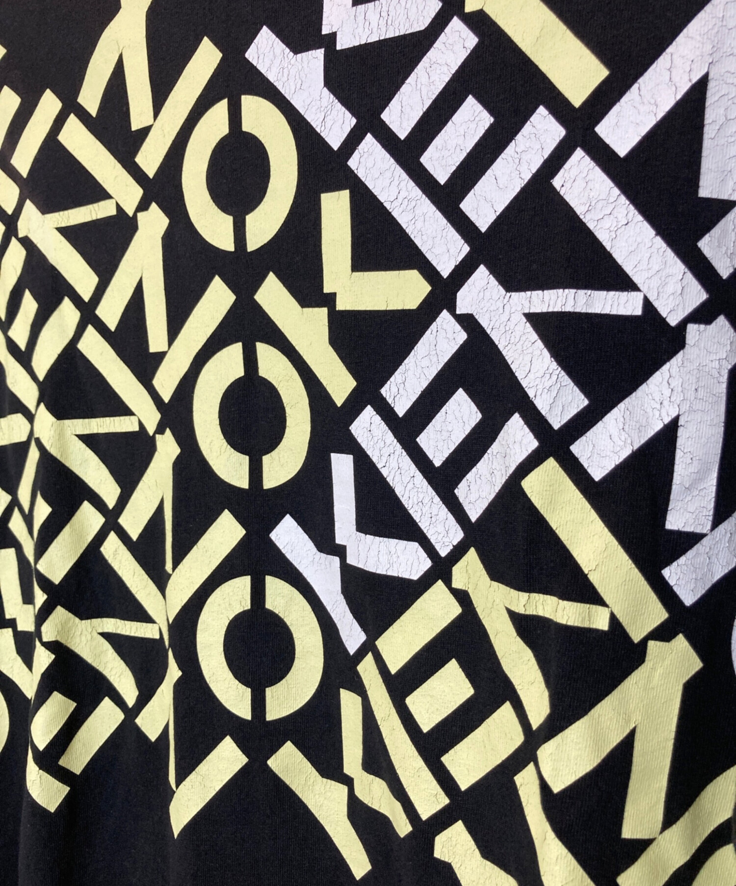 中古・古着通販】KENZO (ケンゾー) Monogram Print T-Shirt ブラック