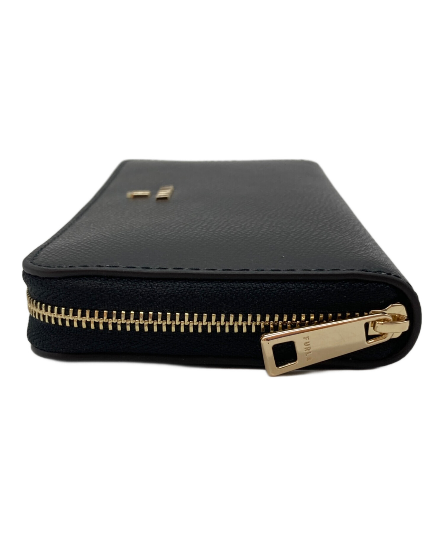 中古・古着通販】FURLA (フルラ) CAMELIA ジップアラウンドXL ブラック 