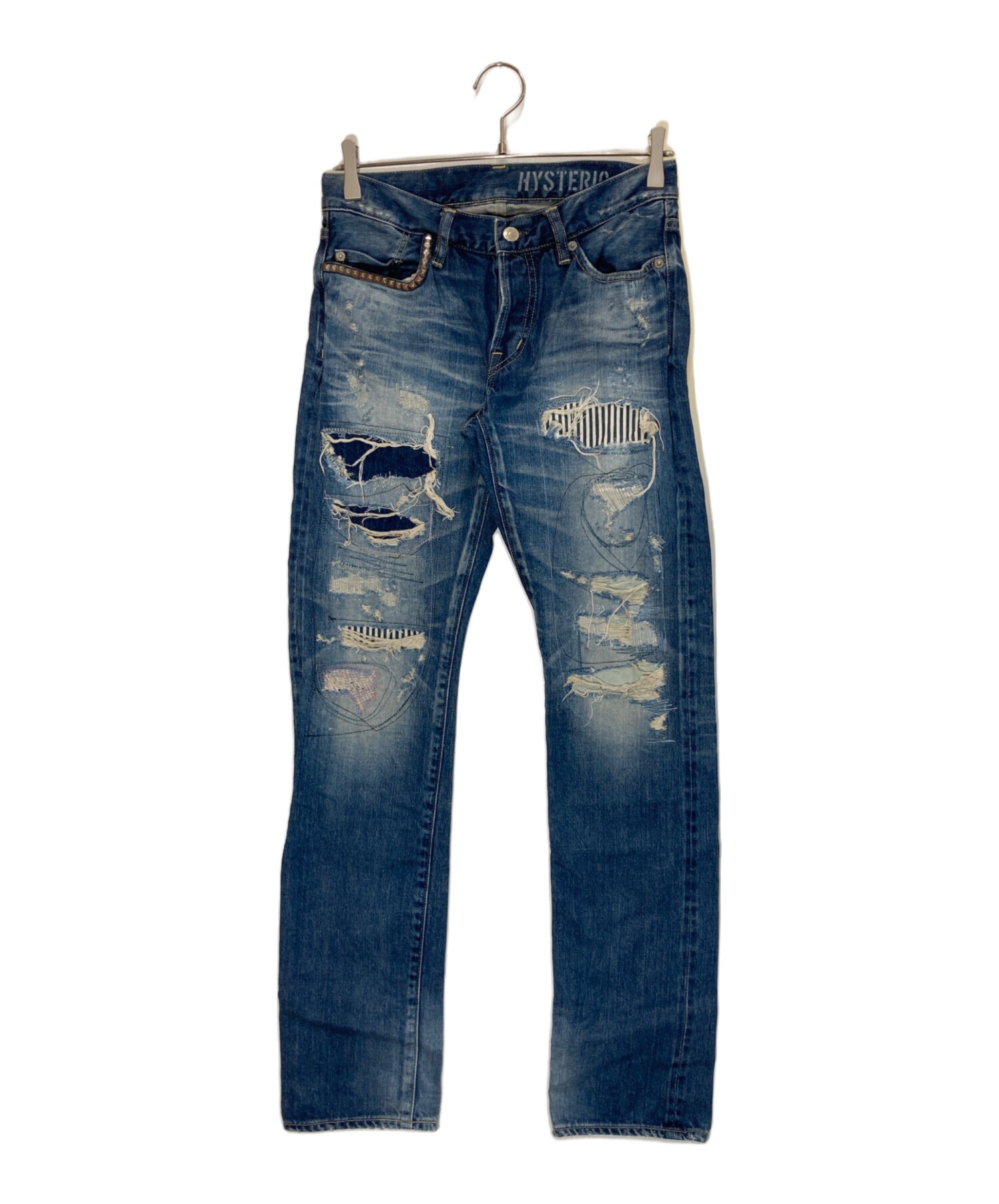中古・古着通販】Hysteric Glamour (ヒステリックグラマー) 加工デニム