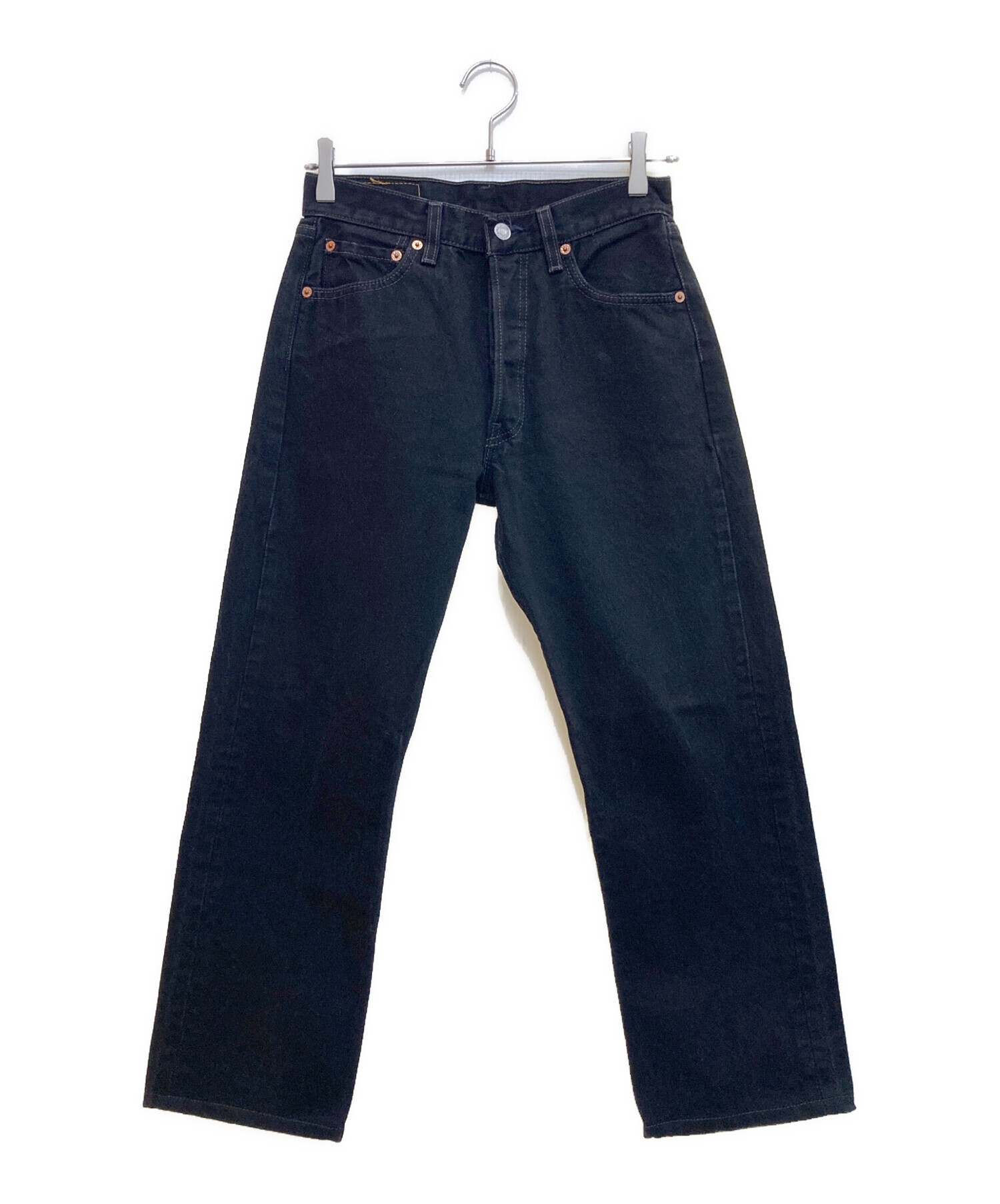 中古・古着通販】LEVI'S (リーバイス) 501後染めブラックデニム