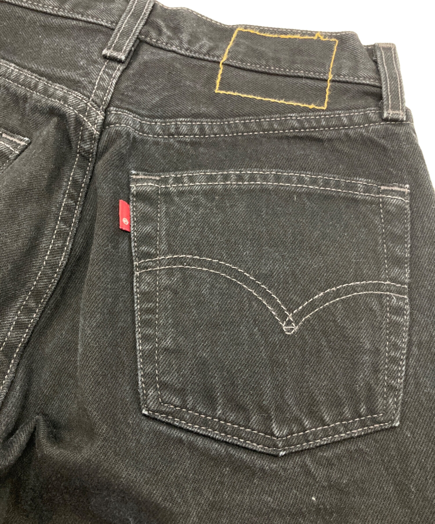 中古・古着通販】LEVI'S (リーバイス) 501後染めブラックデニム