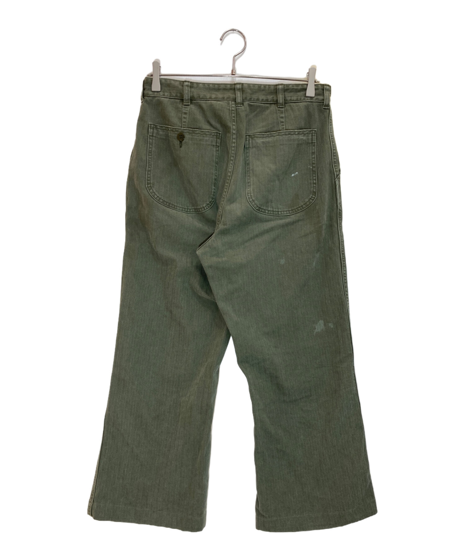 中古・古着通販】HERILL (ヘリル) USMC HBT pants オリーブ｜ブランド