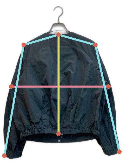 中古・古着通販】CYCLAS (シクラス) ノーカラーギャザーブルゾン