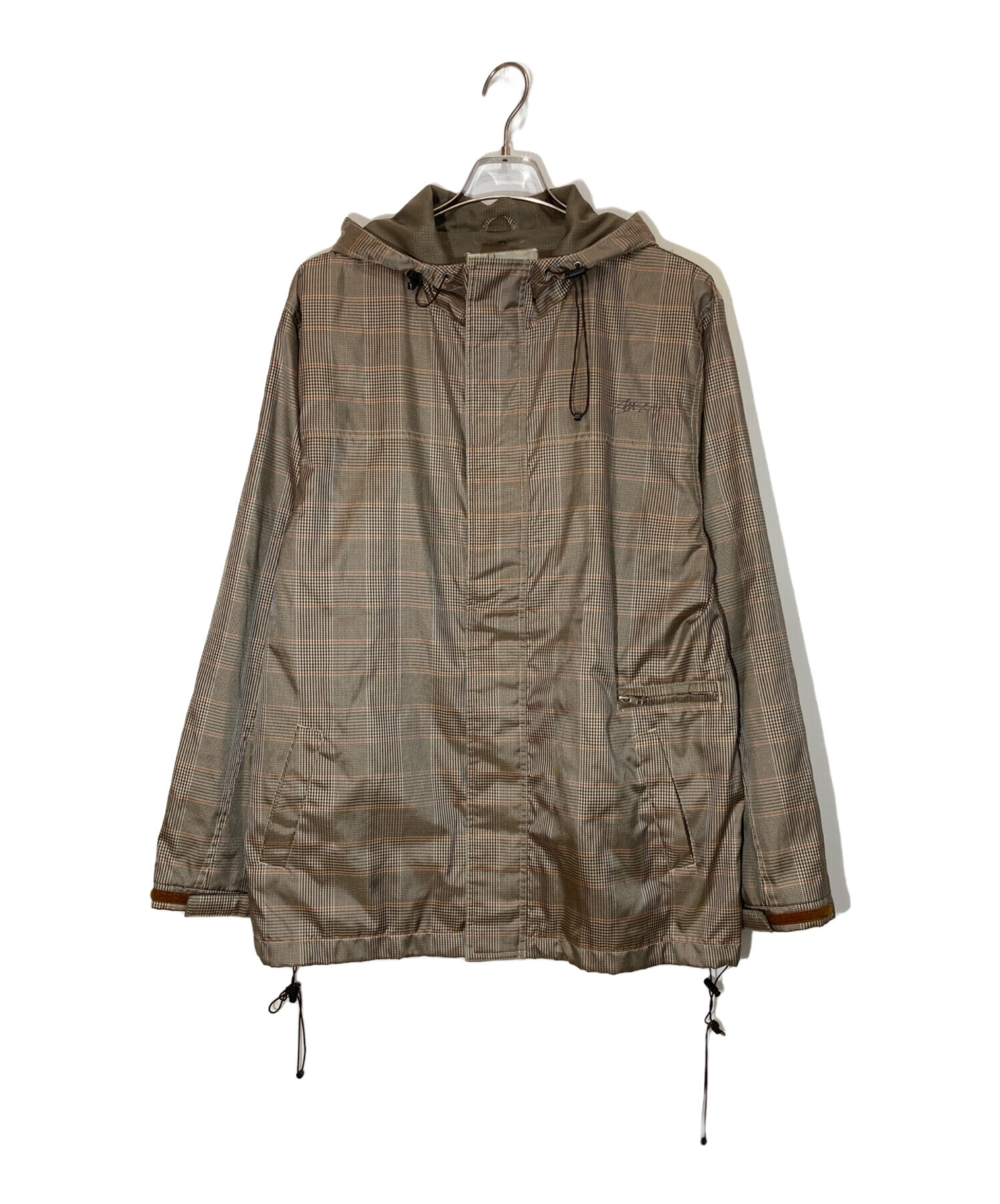 中古・古着通販】stussy (ステューシー) チェック柄フーデッド 