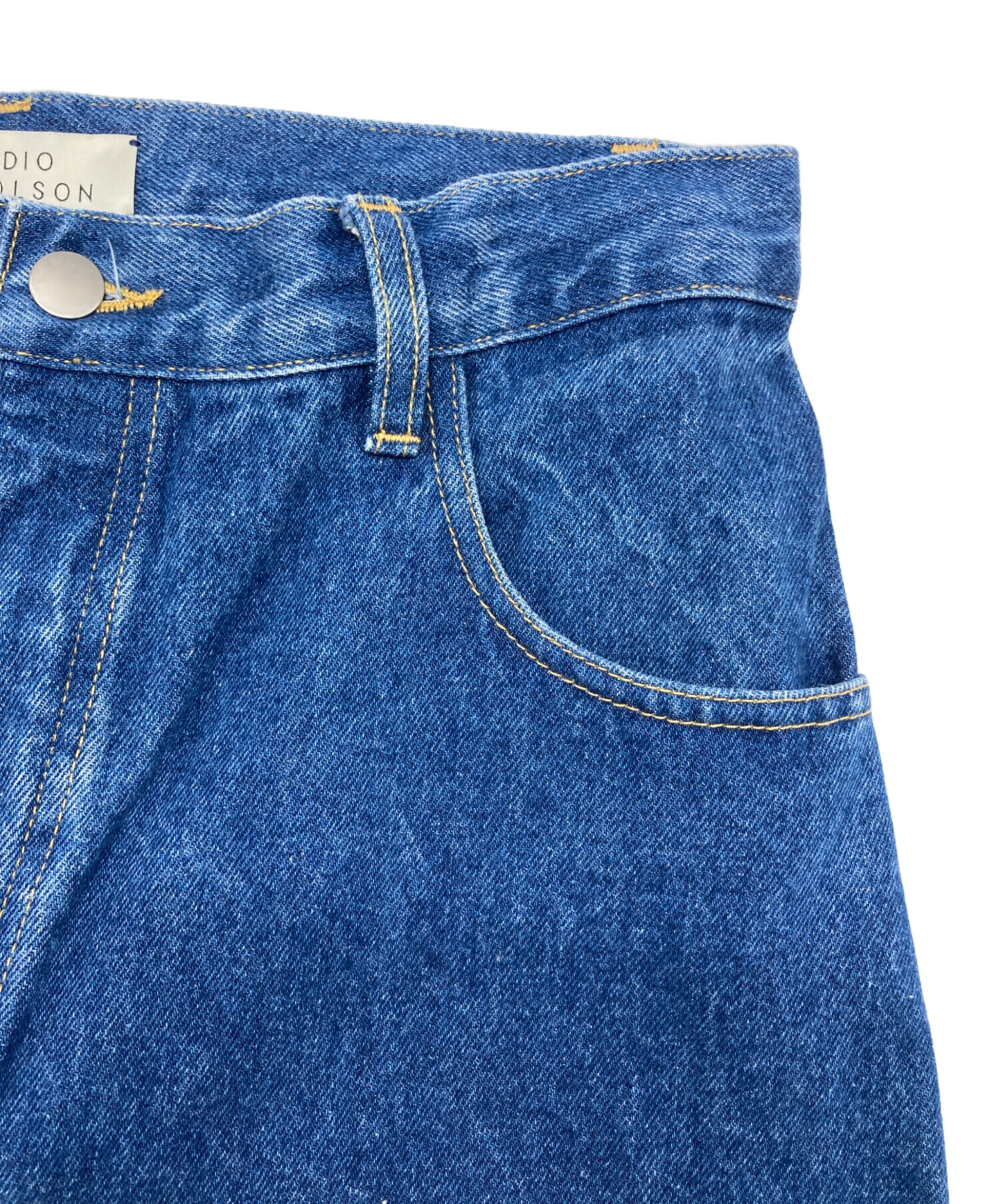 STUDIO NICHOLSON Sサイズ タック入り ワイドデニムパンツ スタジオニコルソン バルーン ボトム 札幌市 中央区 南12条 中古・古着通販】STUDIO NICHOLSON (スタジオ ニコルソン) ワイド