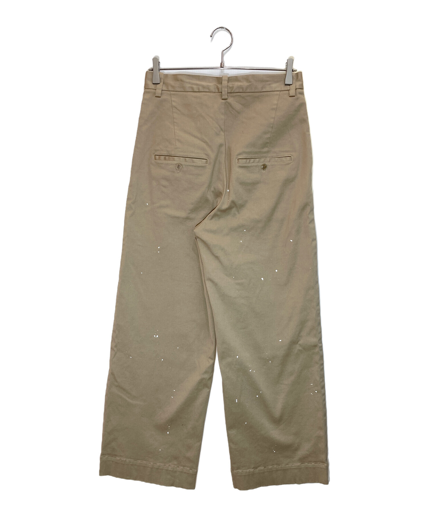 中古・古着通販】BRILL (ブリル) ペイントチノパンツ ベージュ サイズ
