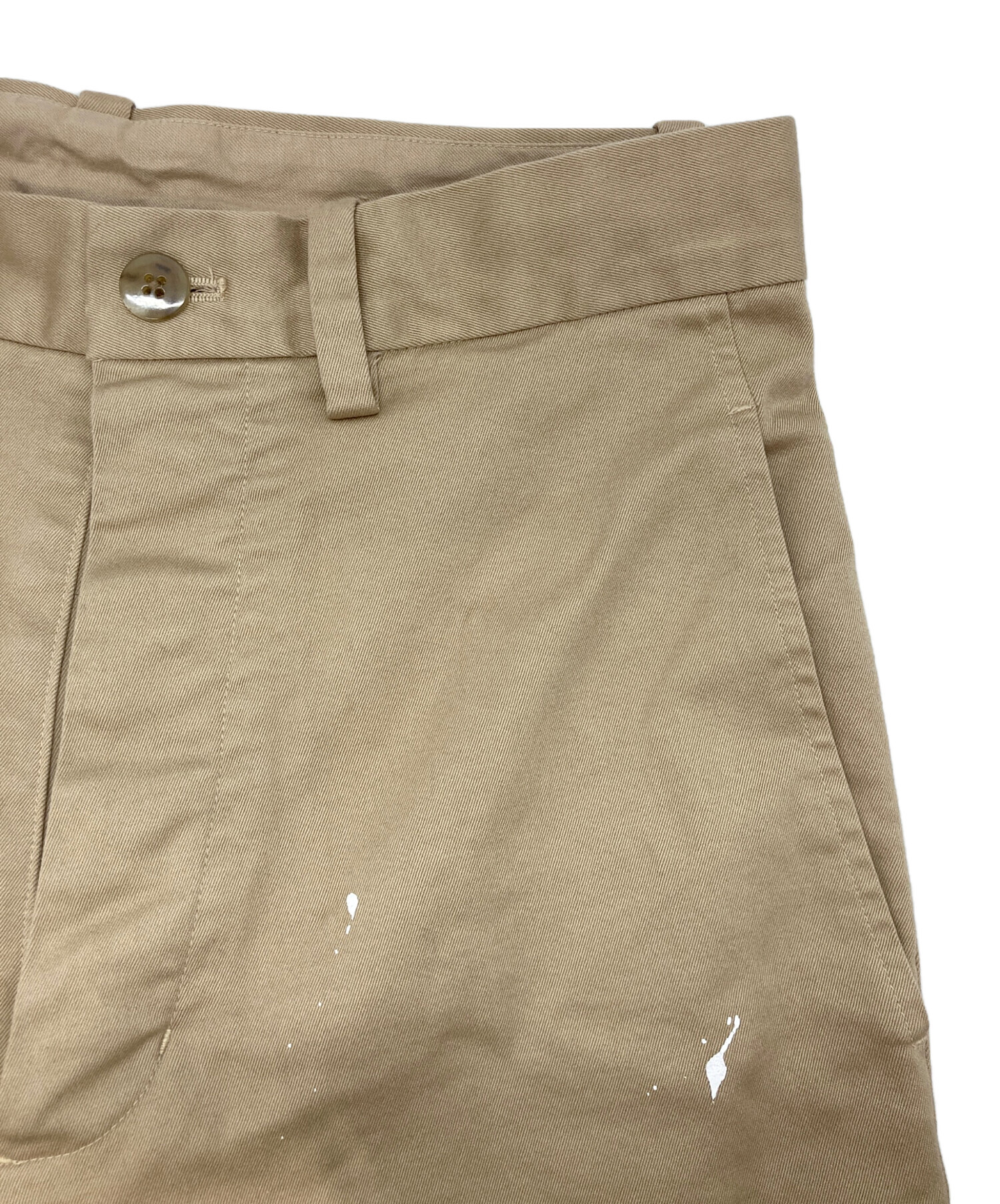中古・古着通販】BRILL (ブリル) ペイントチノパンツ ベージュ サイズ