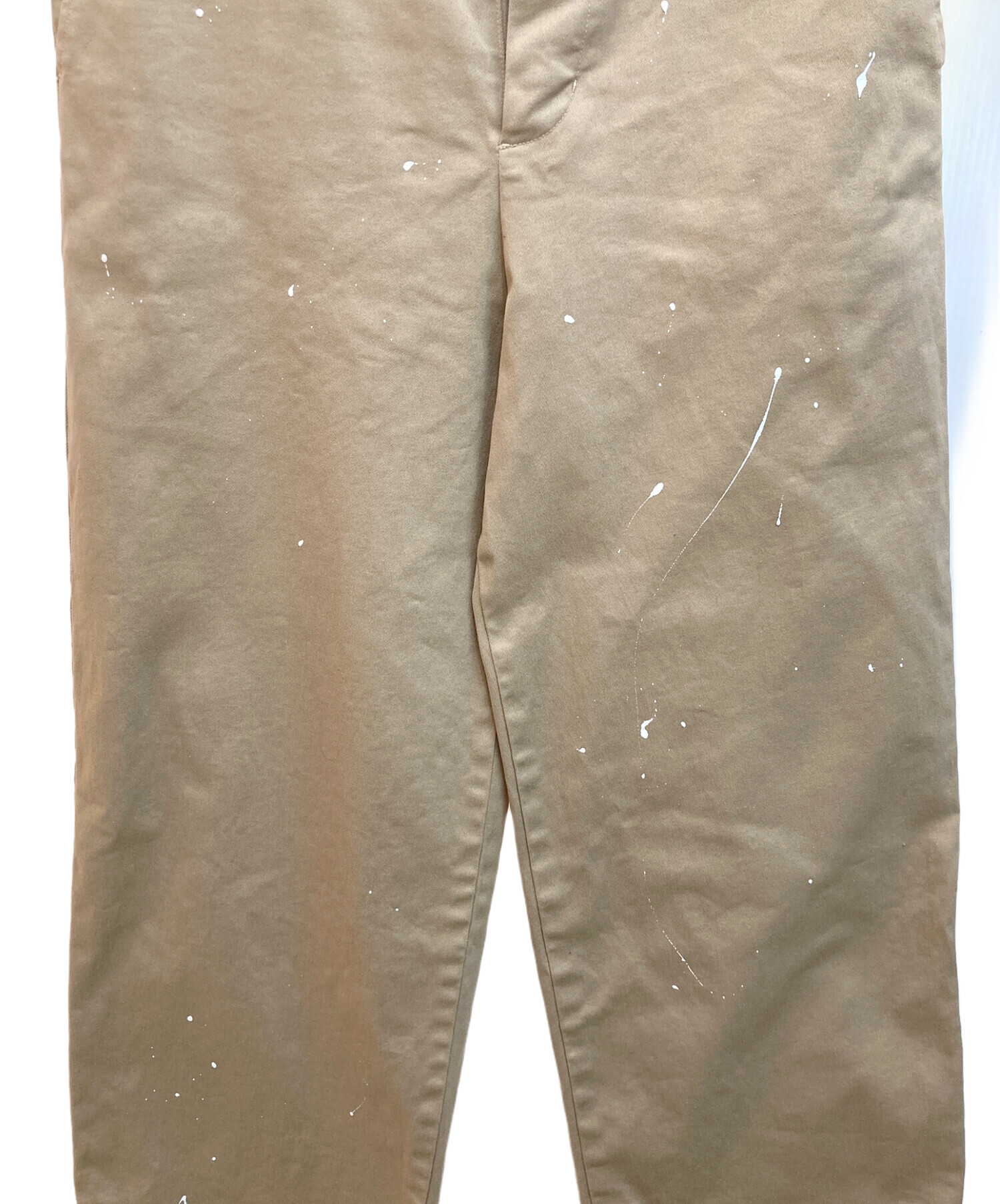 中古・古着通販】BRILL (ブリル) ペイントチノパンツ ベージュ サイズ