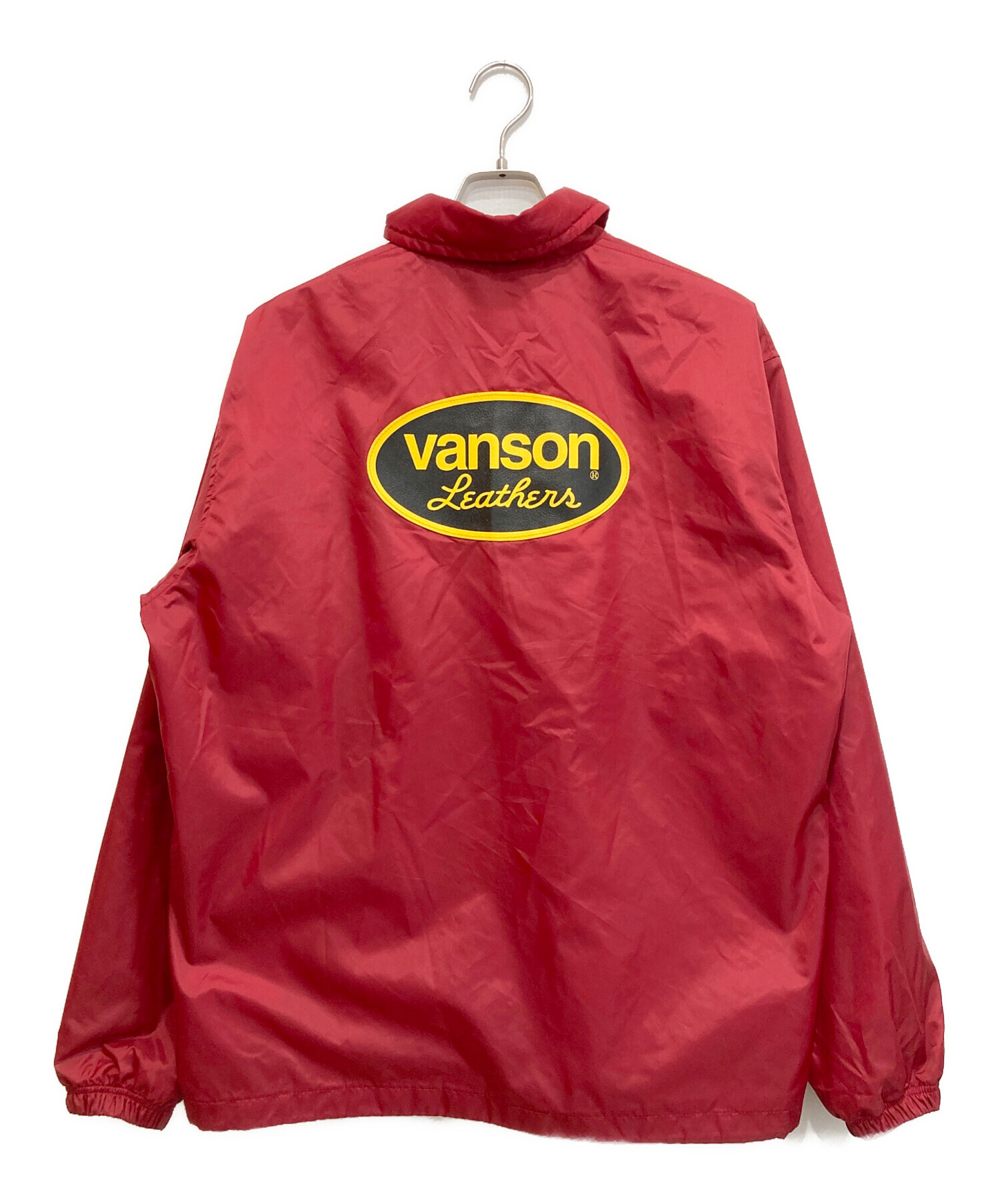 中古・古着通販】VANSON (バンソン) MASSES (マシス) NYLON JKT レッド