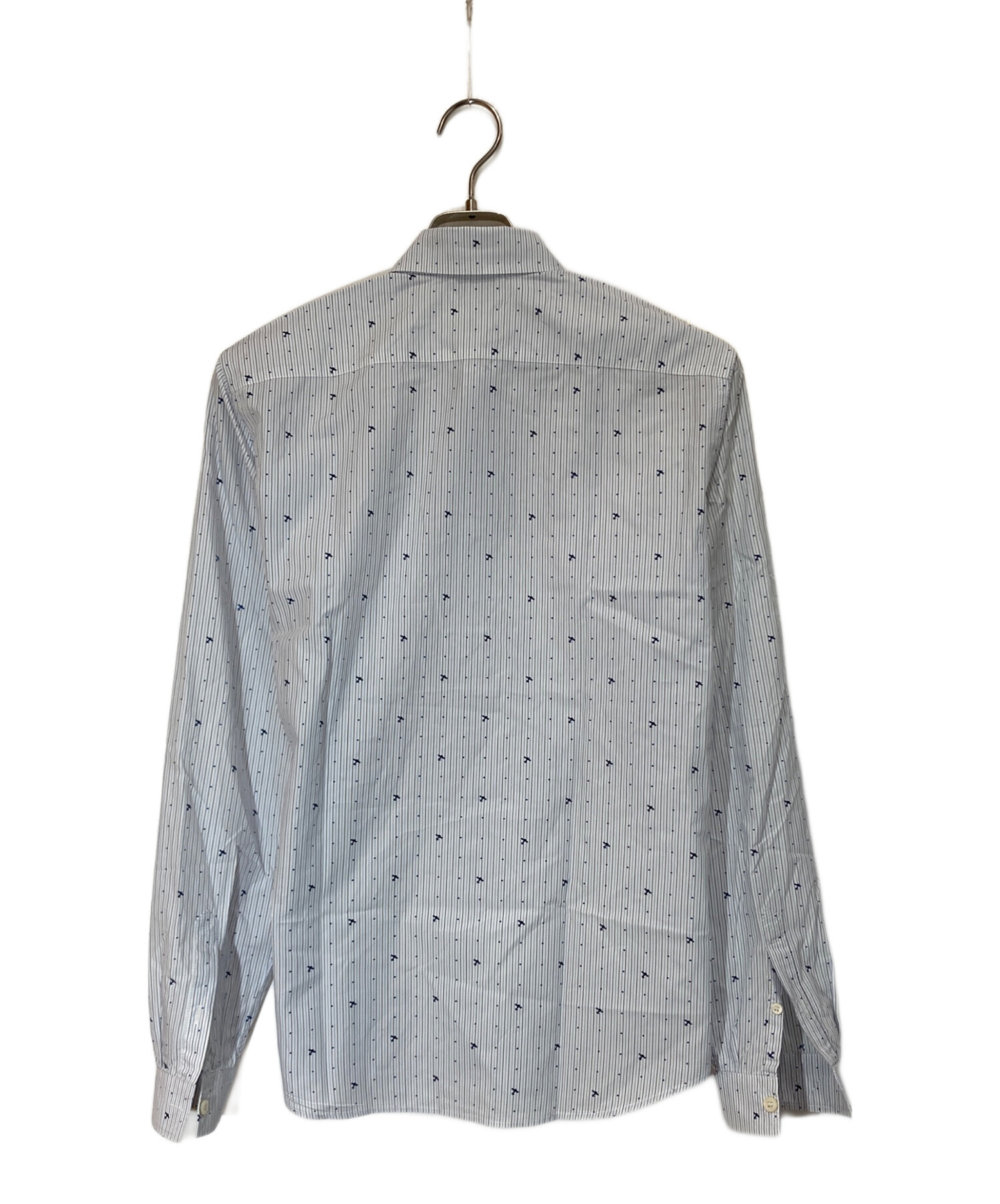 中古・古着通販】PRADA (プラダ) 総柄シャツ ブルー サイズ:39 