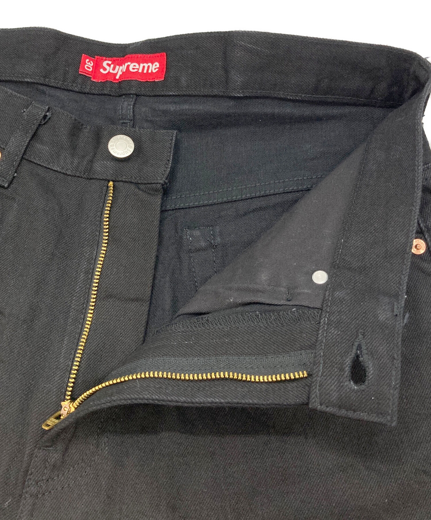 中古・古着通販】Supreme (シュプリーム) baggy デニムパンツ ブラック 