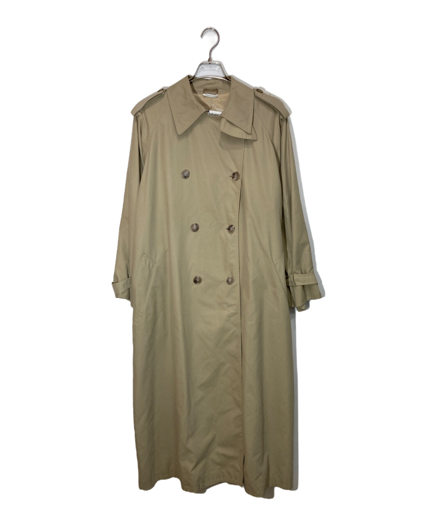 中古・古着通販】MaxMara (マックスマーラ) トレンチコート ベージュ 