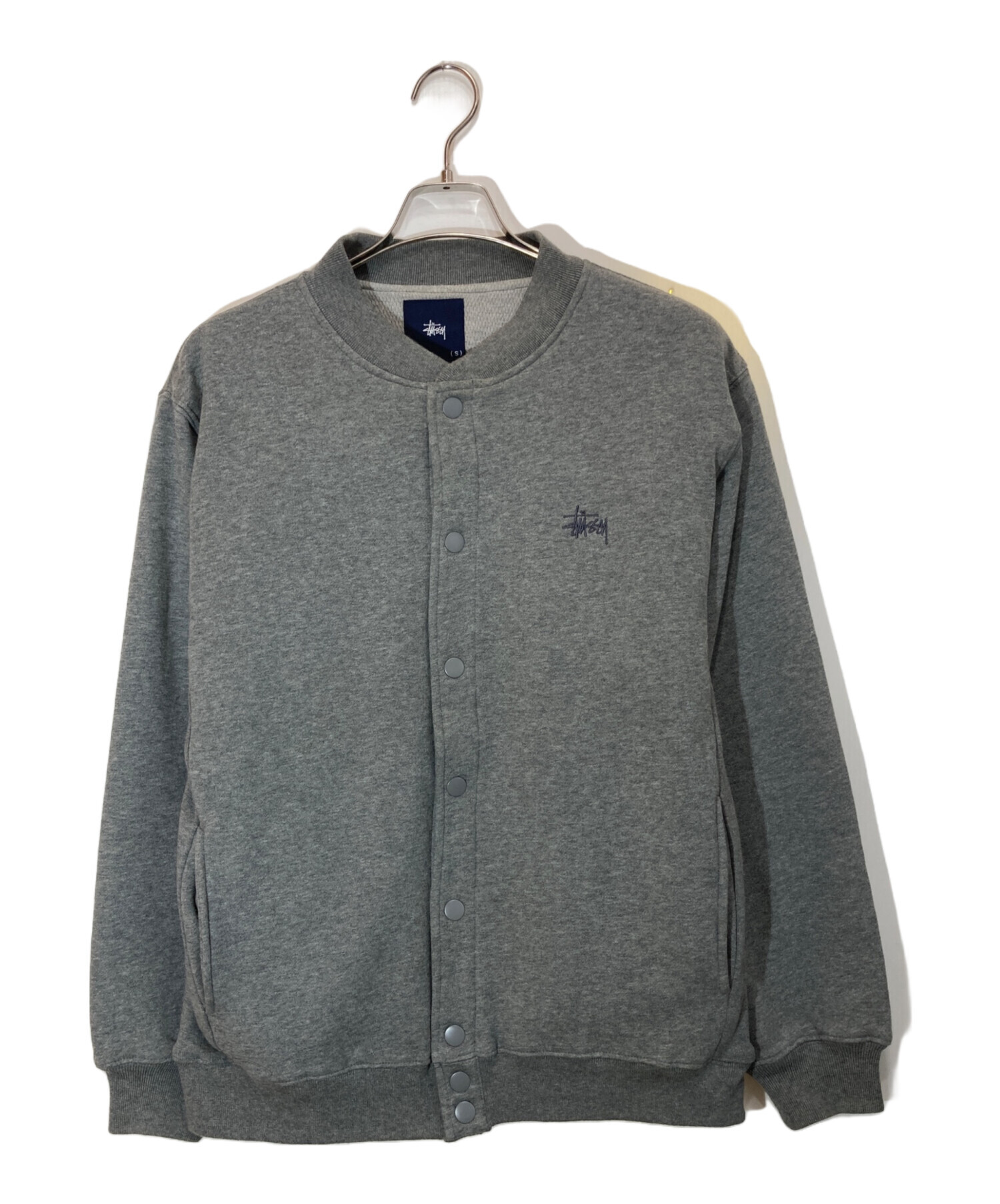 中古・古着通販】stussy (ステューシー) スナップスウェットジャケット 