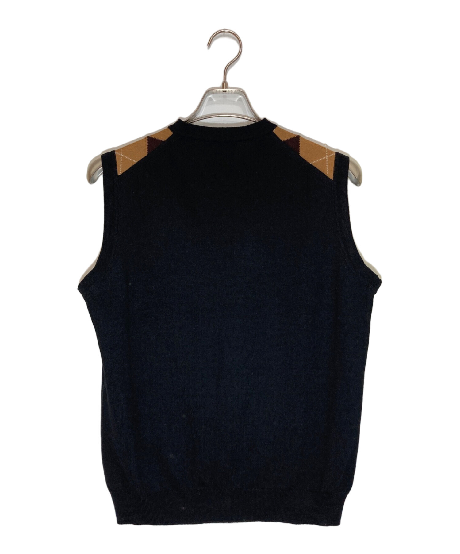 美品 JOHN SMEDLEY アーガイル ニットベスト メリノウール 英国製 中古・古着通販】JOHN SMEDLEY (ジョンスメドレー) アーガイルニット