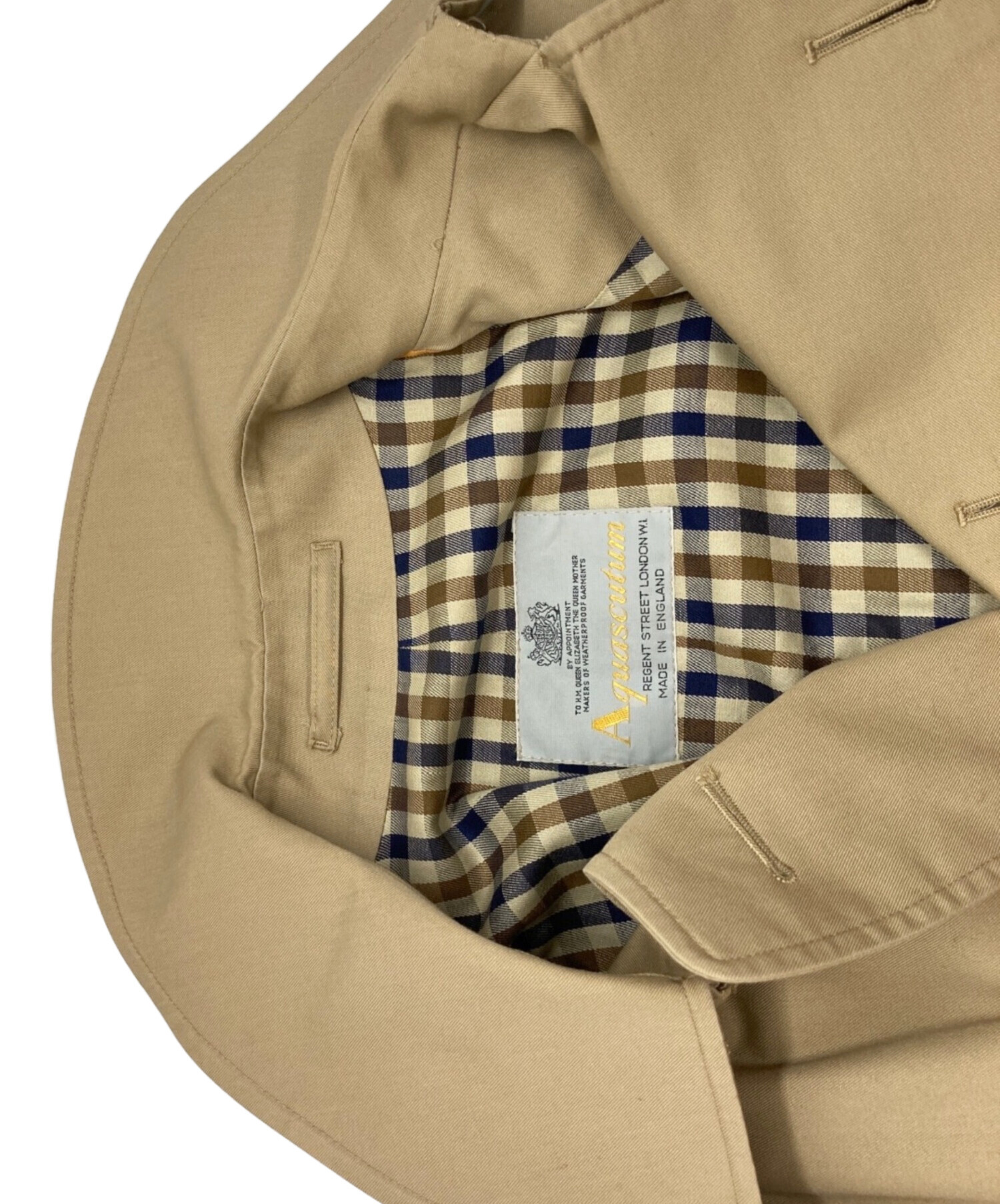 中古・古着通販】Aquascutum (アクアスキュータム) トレンチコート
