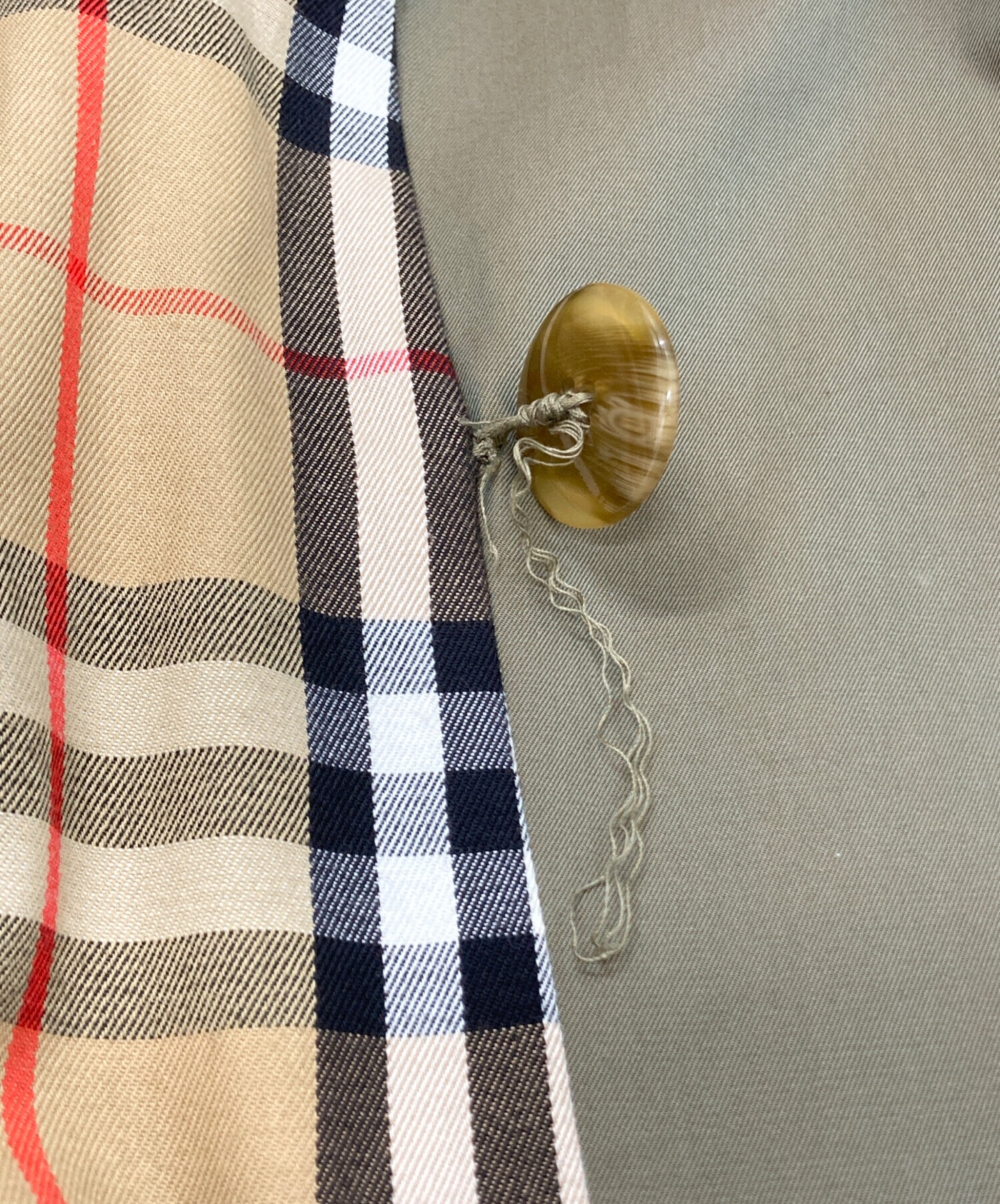 BURBERRY ステンカラーコート　ノバチェック　裏ノバチェック 玉虫色　M BURBERRY（バーバリー） BURBERRYS バーバリーズ VINTAGE 玉虫 裏ノバ