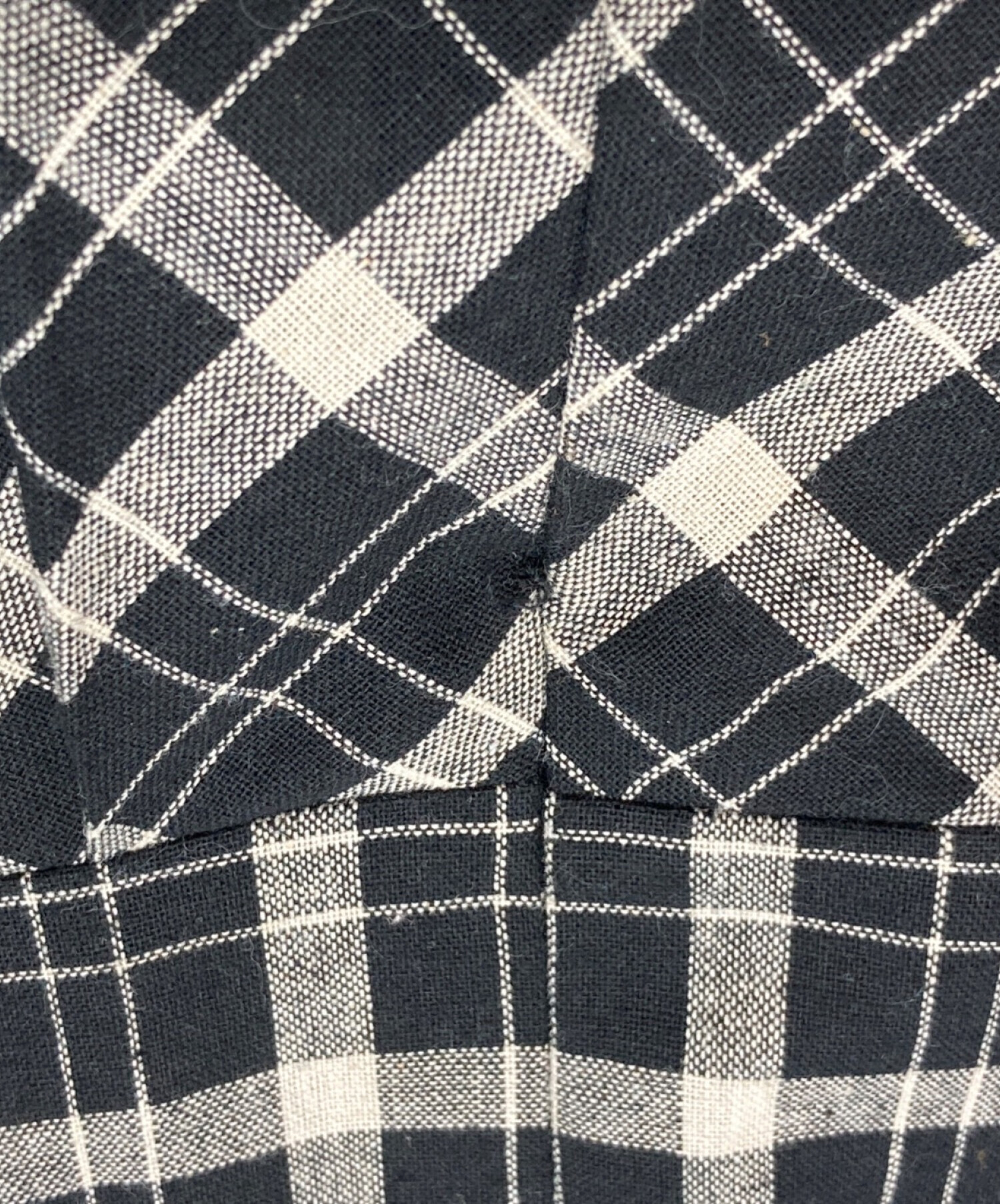 中古・古着通販】ANDMARY (アンドマリー) Coco check pleats skirt