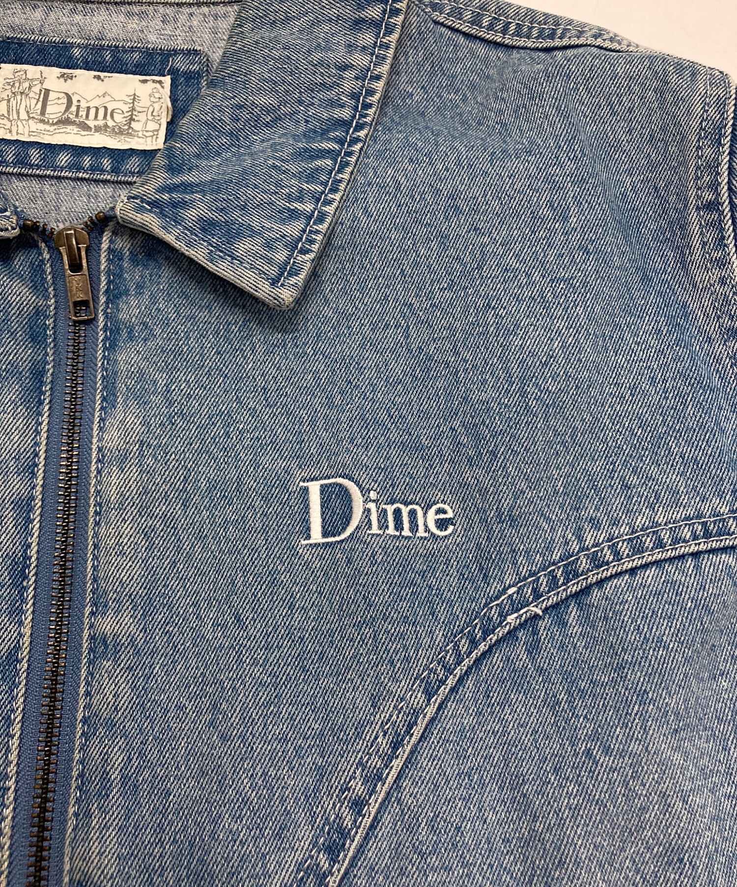 中古・古着通販】Dime (ダイム) DENIM TWILL JACKET インディゴ サイズ 