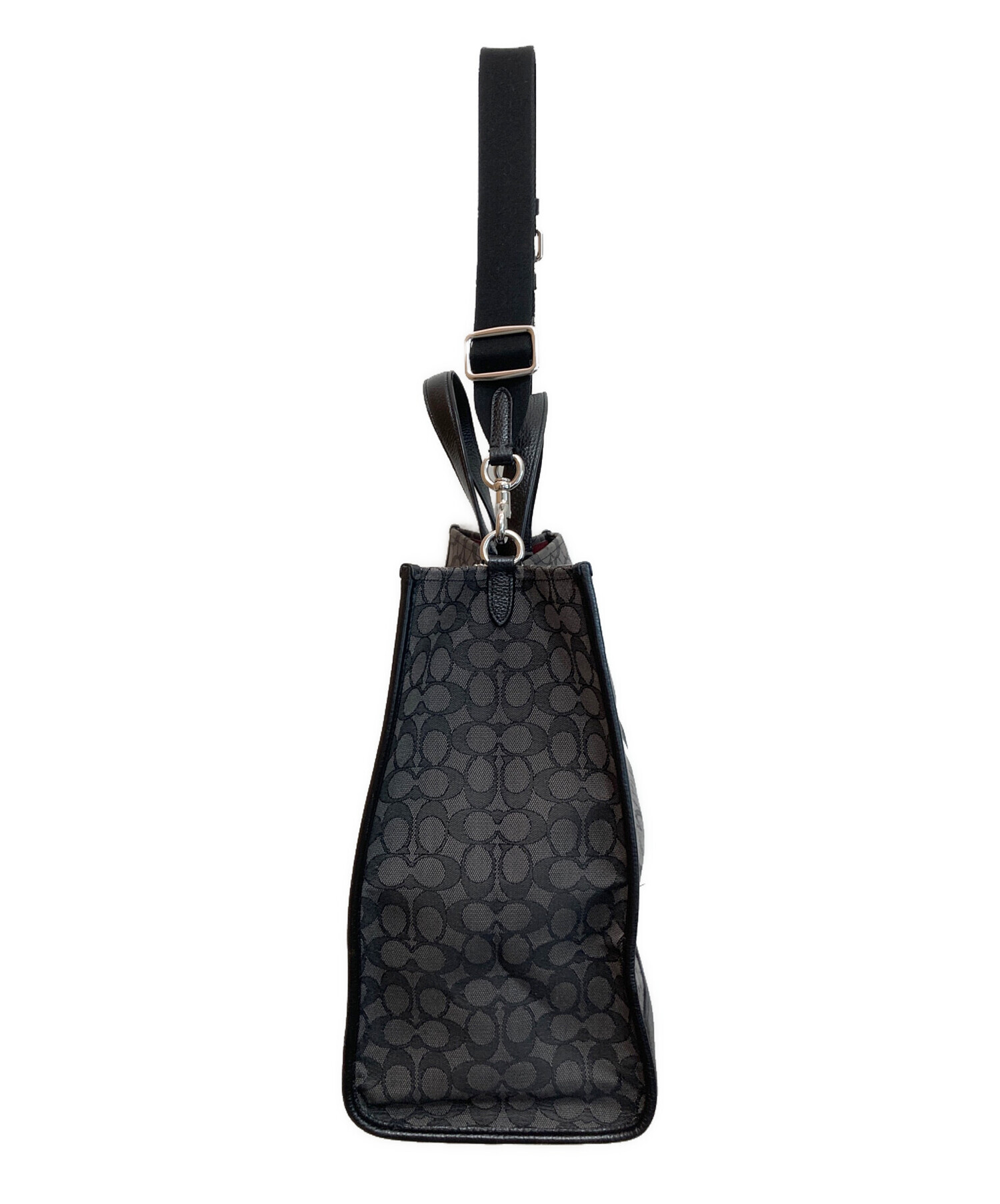 中古・古着通販】COACH (コーチ) デンプシートートバッグ ブラック